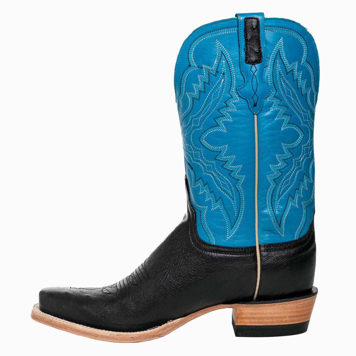 Smooth Ostrich Black - Cutter Toe