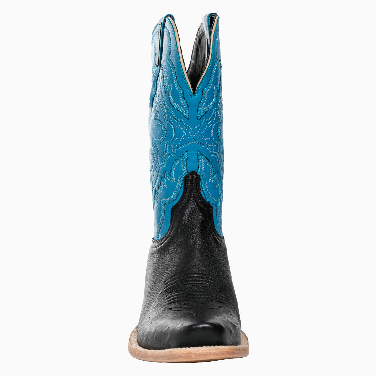 Smooth Ostrich Black - Cutter Toe
