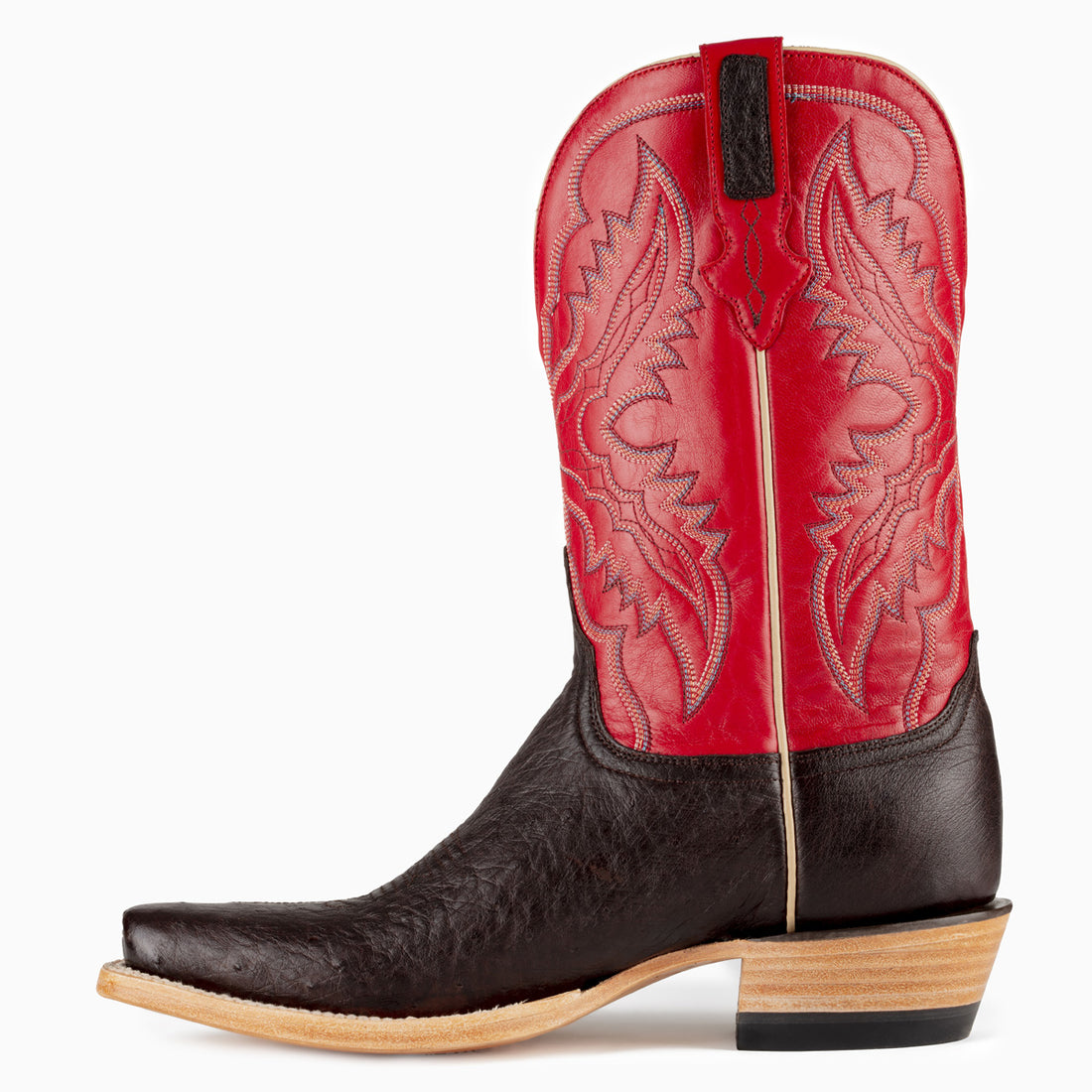 Smooth Ostrich Nicotine - Cutter Toe