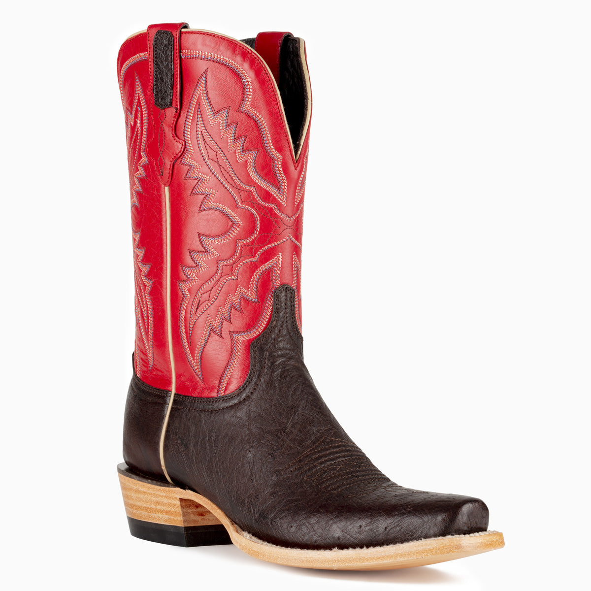 Smooth Ostrich Nicotine - Cutter Toe
