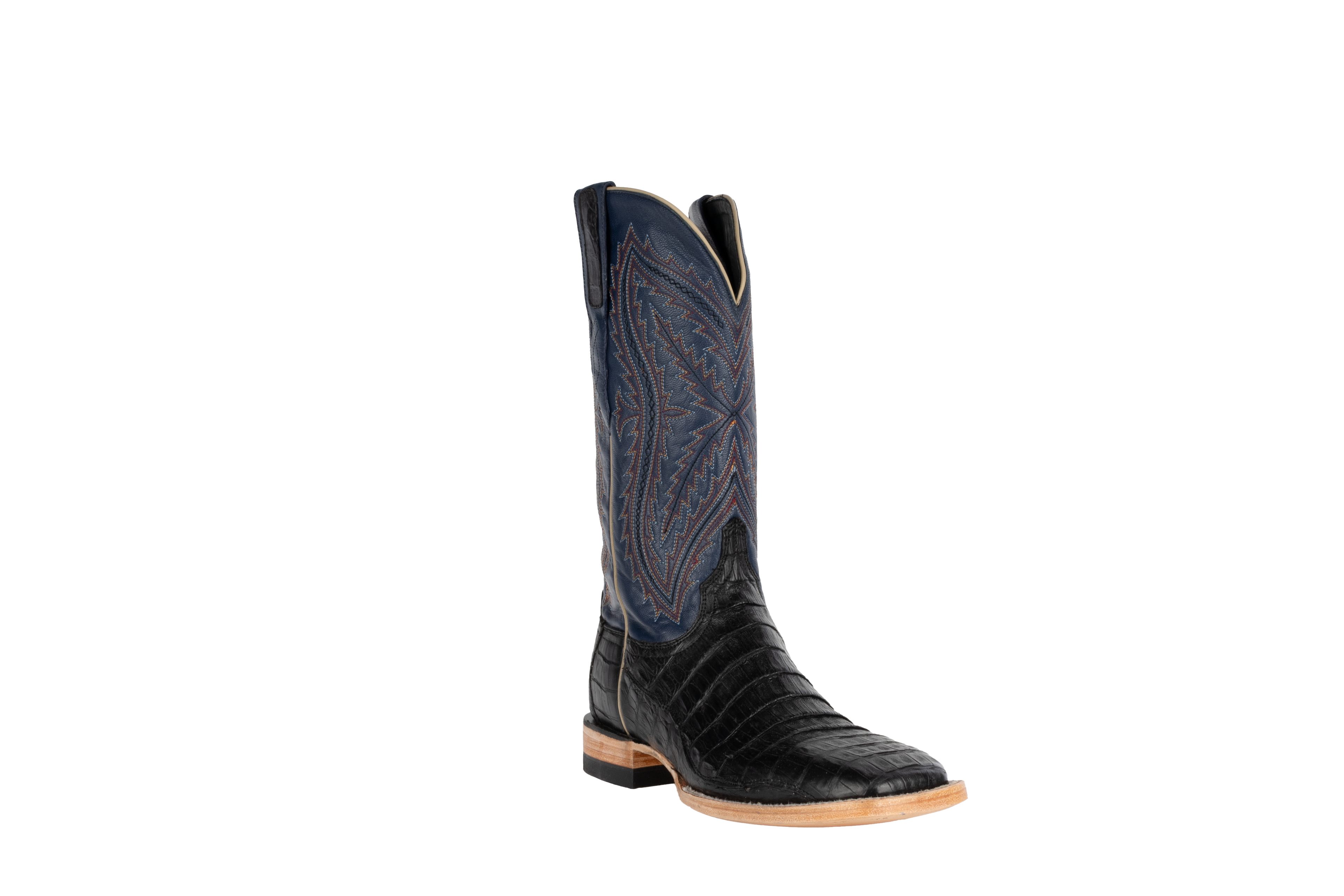 Caiman Black - Square Toe