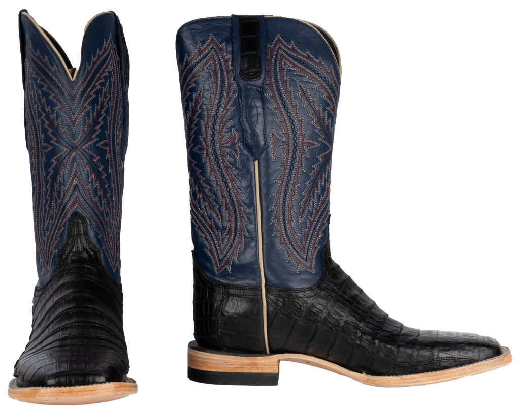 Caiman Black - Square Toe
