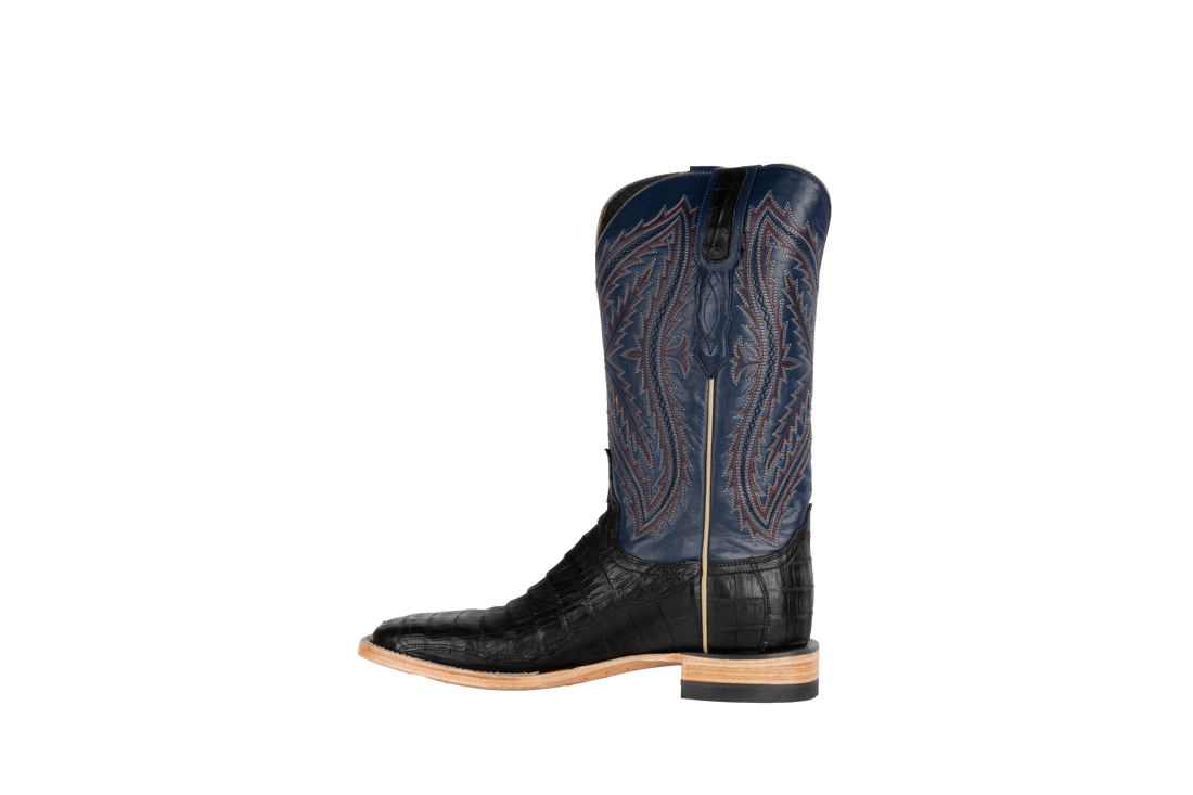 Caiman Black - Square Toe