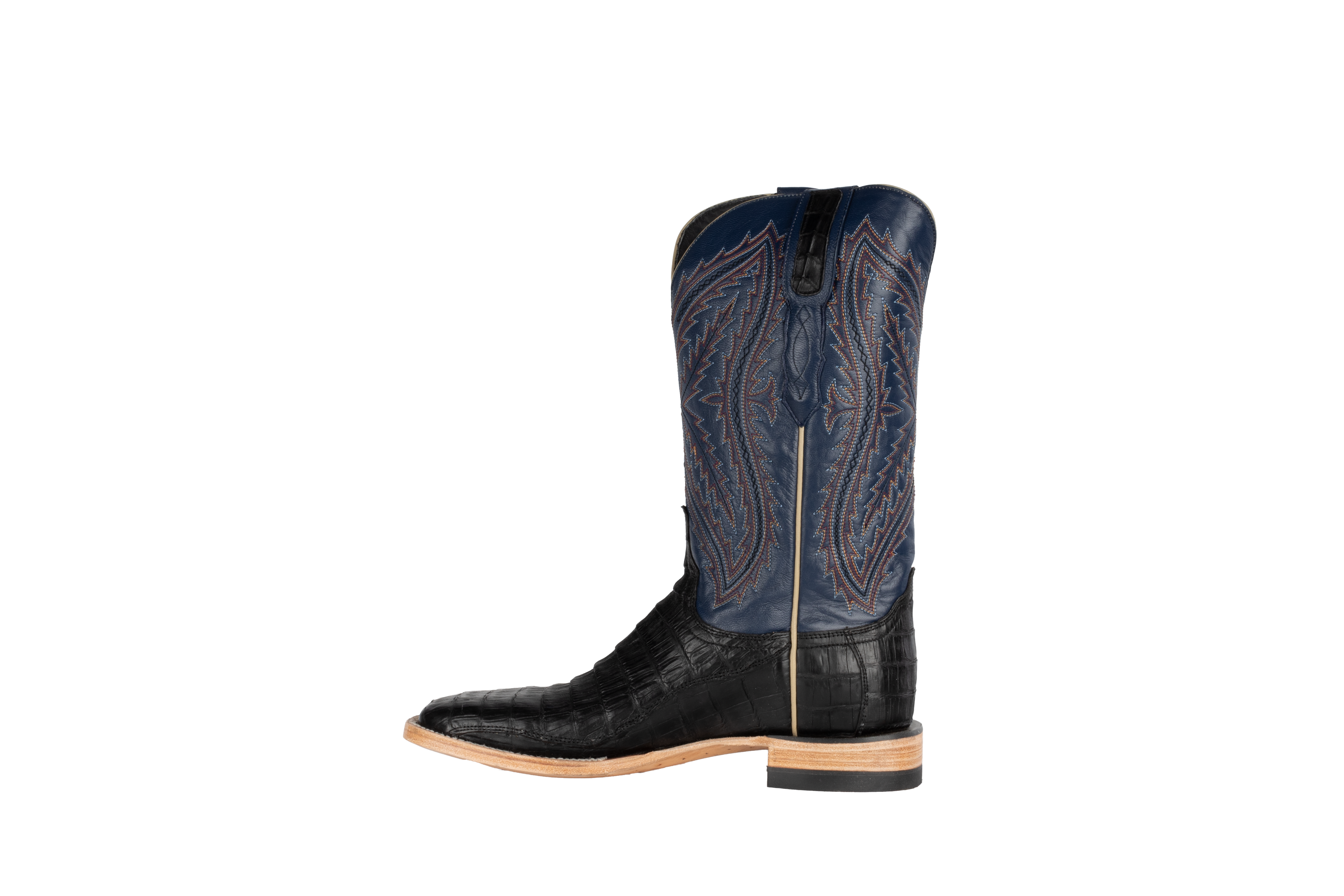 Caiman Black - Square Toe
