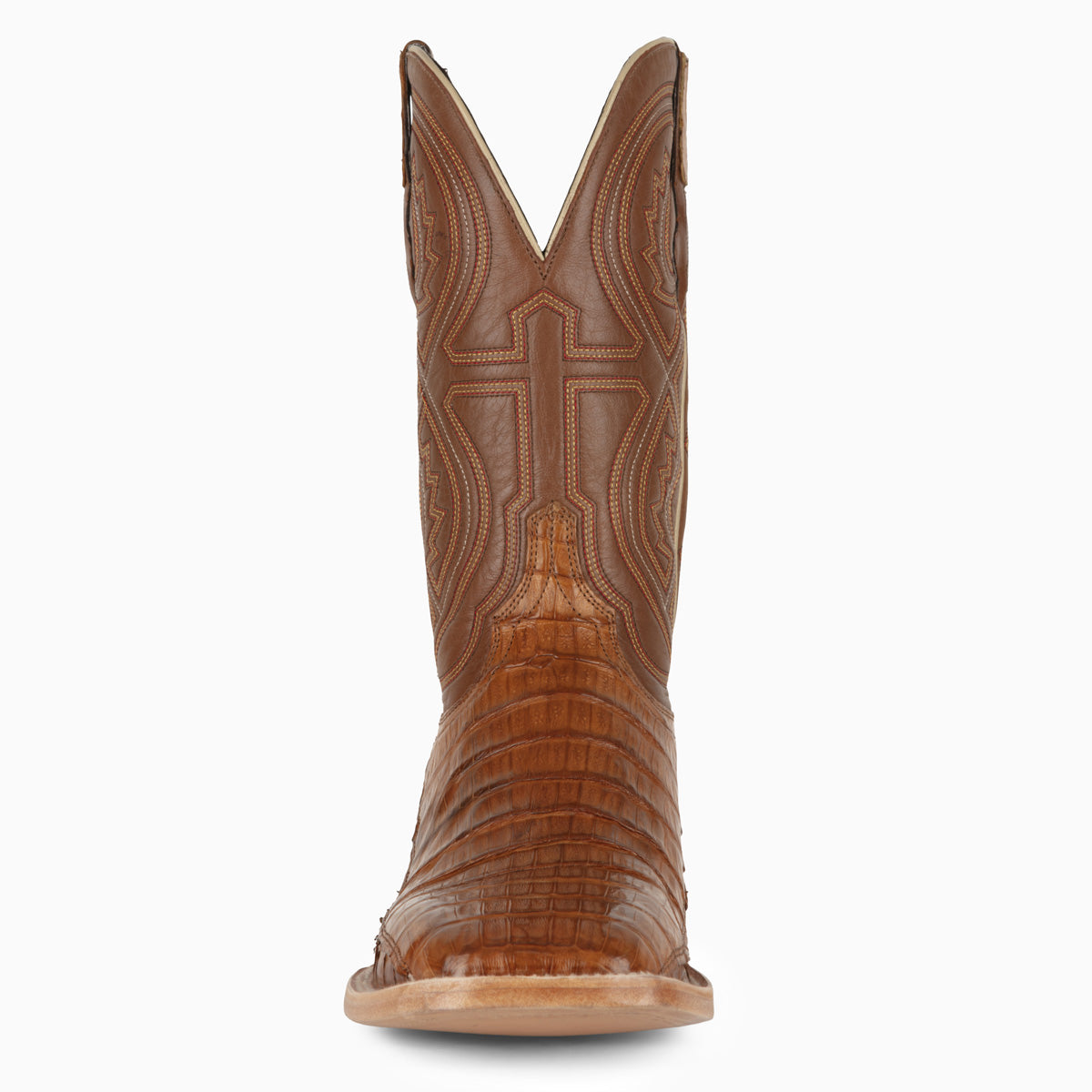 Caiman Tan - Square Toe