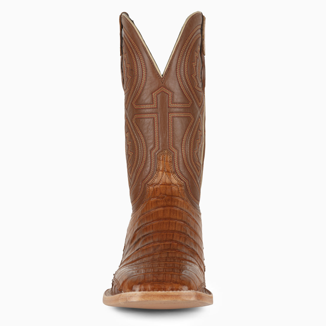 Caiman Tan - Square Toe