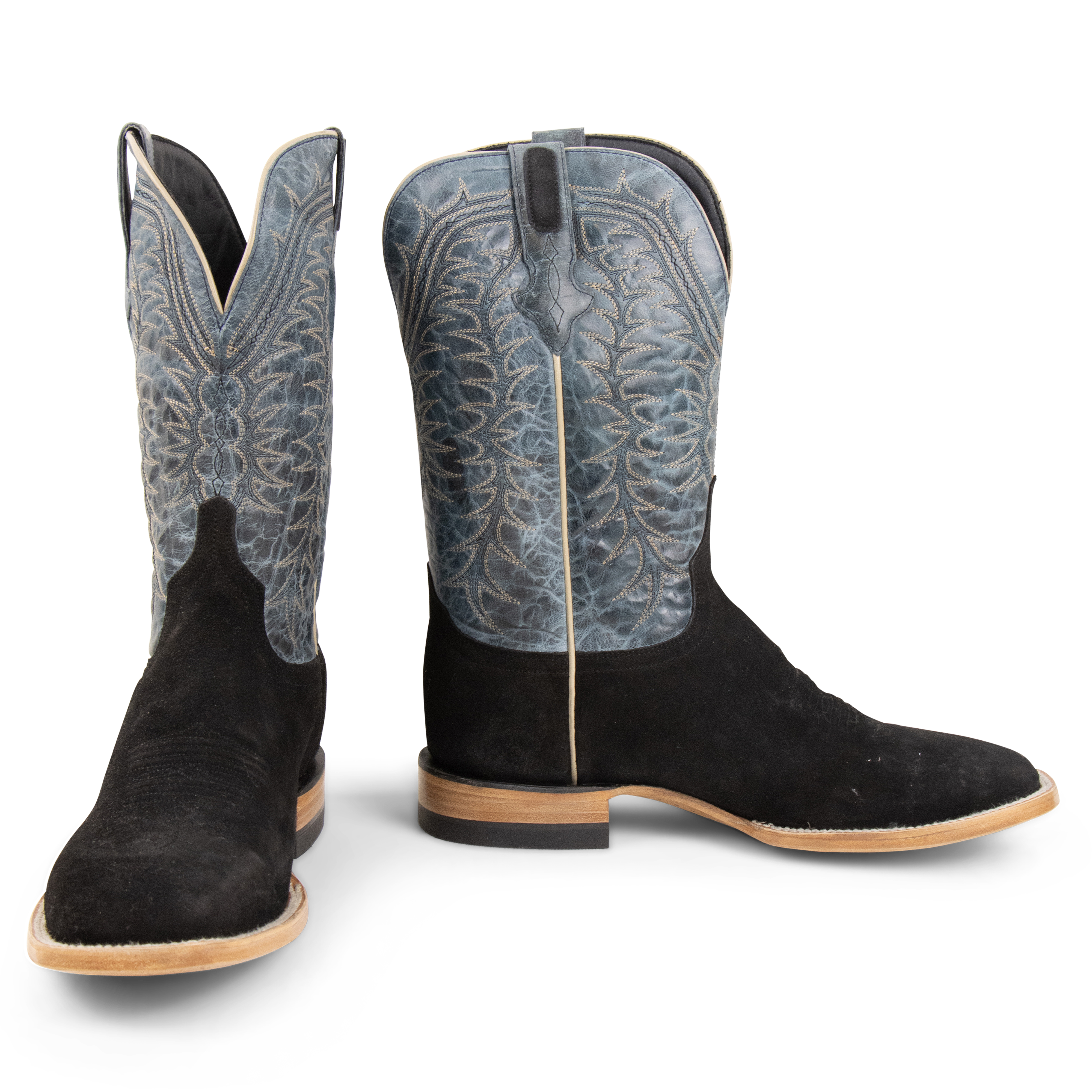 Rough Out Black - Square Toe