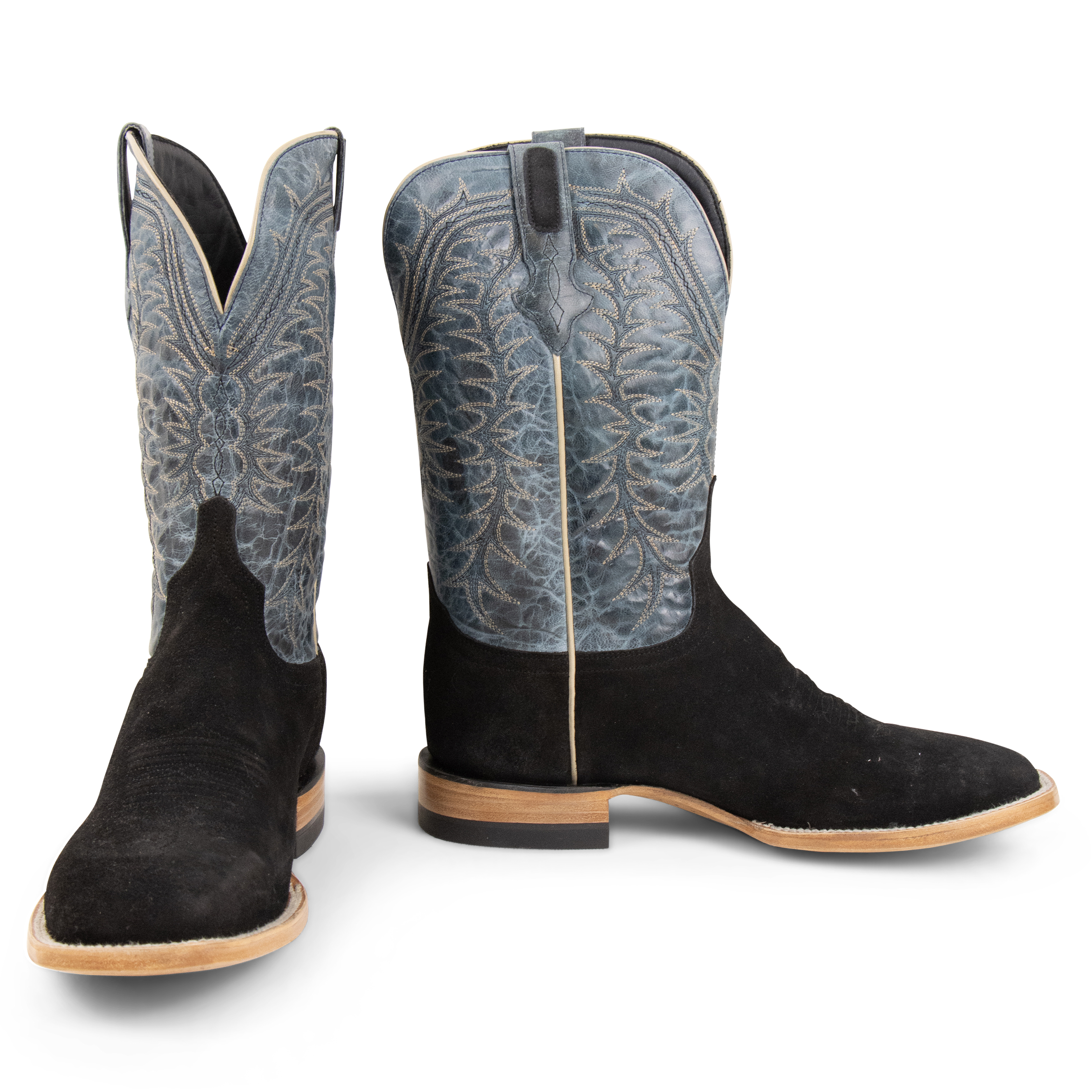 Rough Out Black - Square Toe