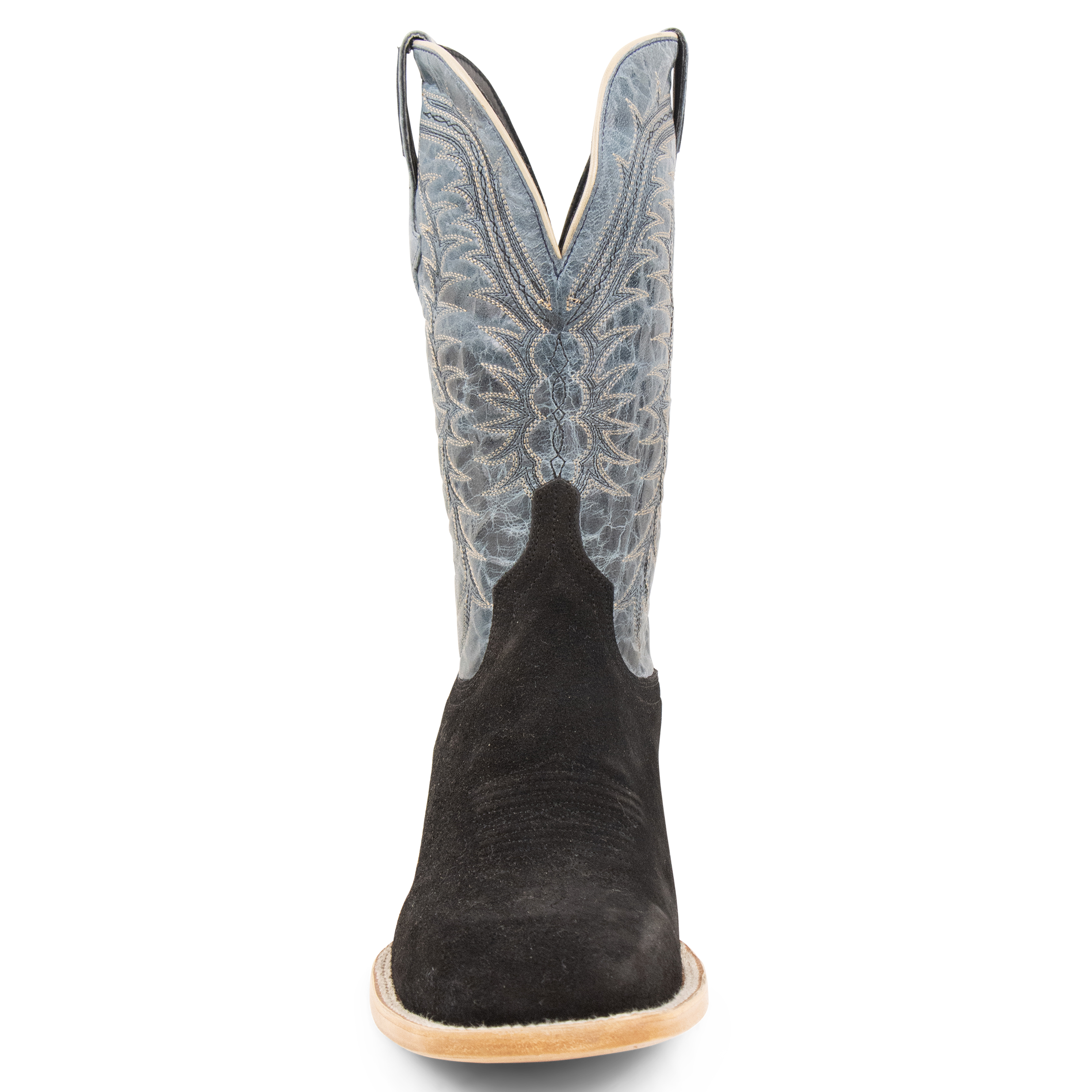 Rough Out Black - Square Toe