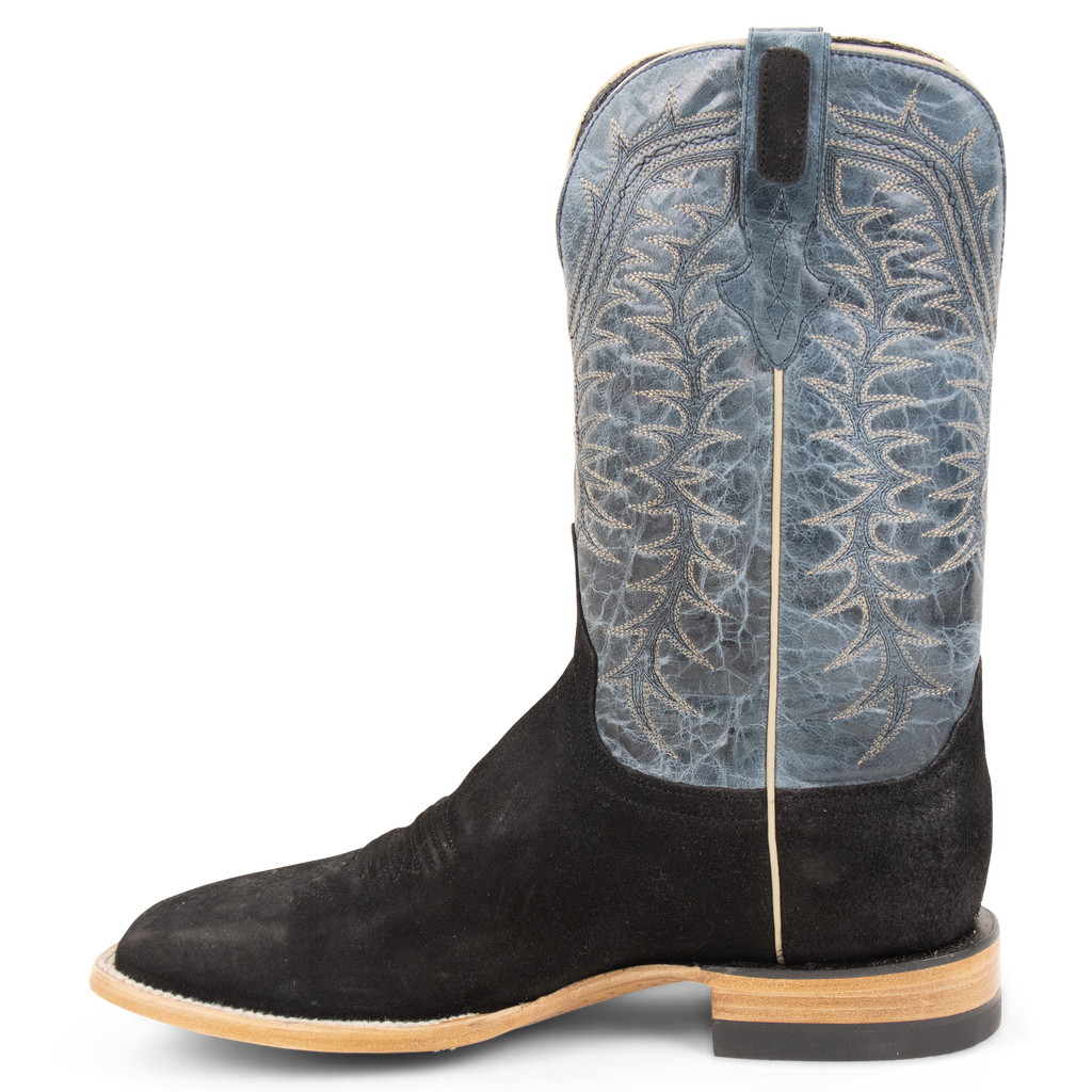 Rough Out Black - Square Toe