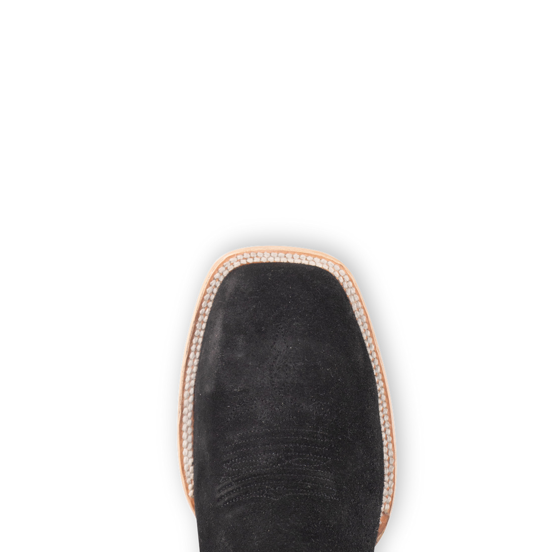 Rough Out Black - Square Toe