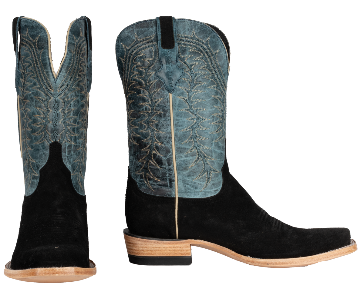 Top Hand Rough Out Cutter Toe Rough Out Black - Cutter Toe – La Ceiba Ranch