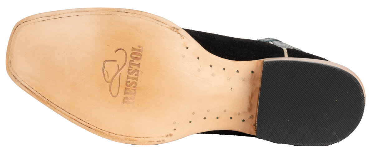 Top Hand Rough Out Cutter Toe Rough Out Black - Cutter Toe – La Ceiba Ranch