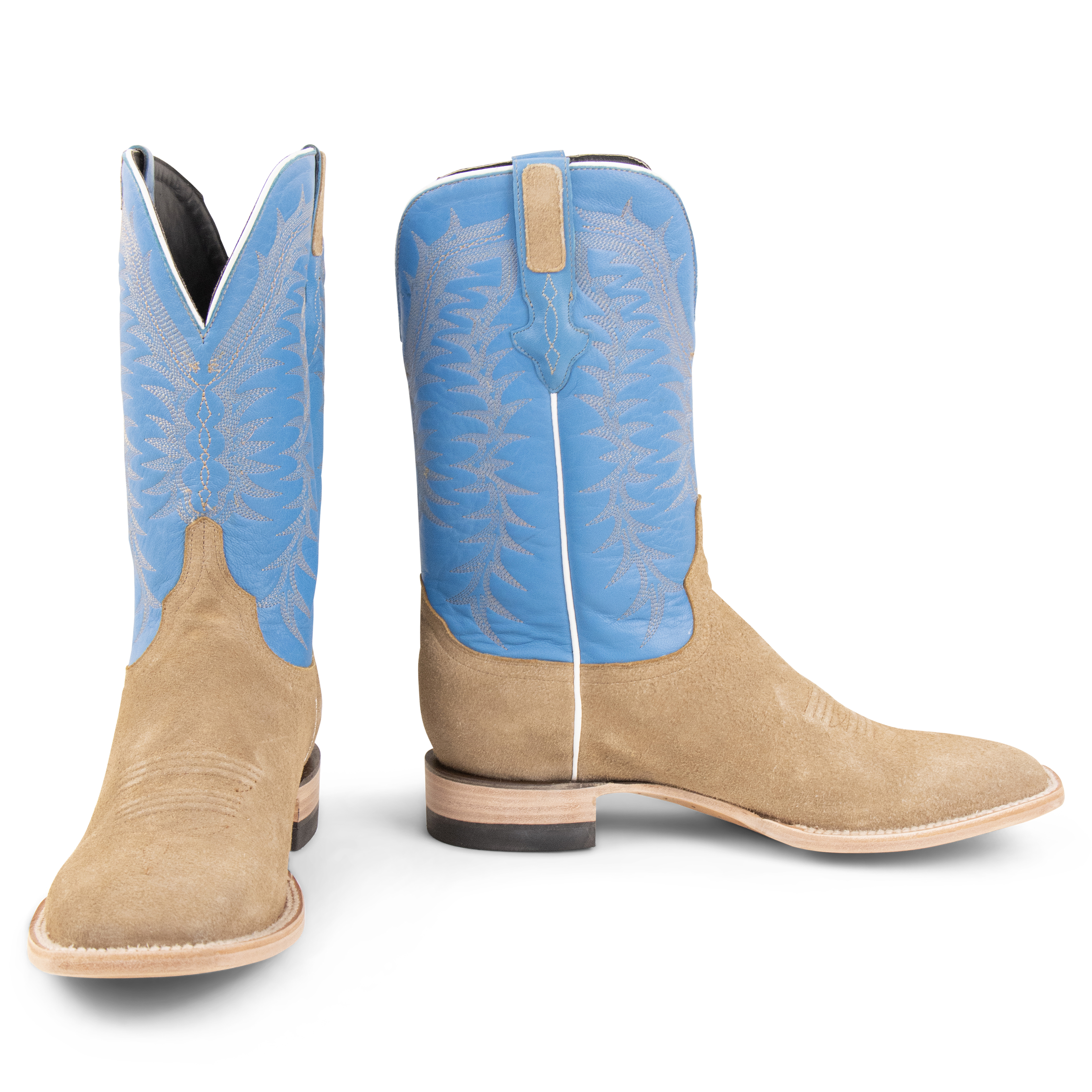 Rough Out Cognac - Square Toe