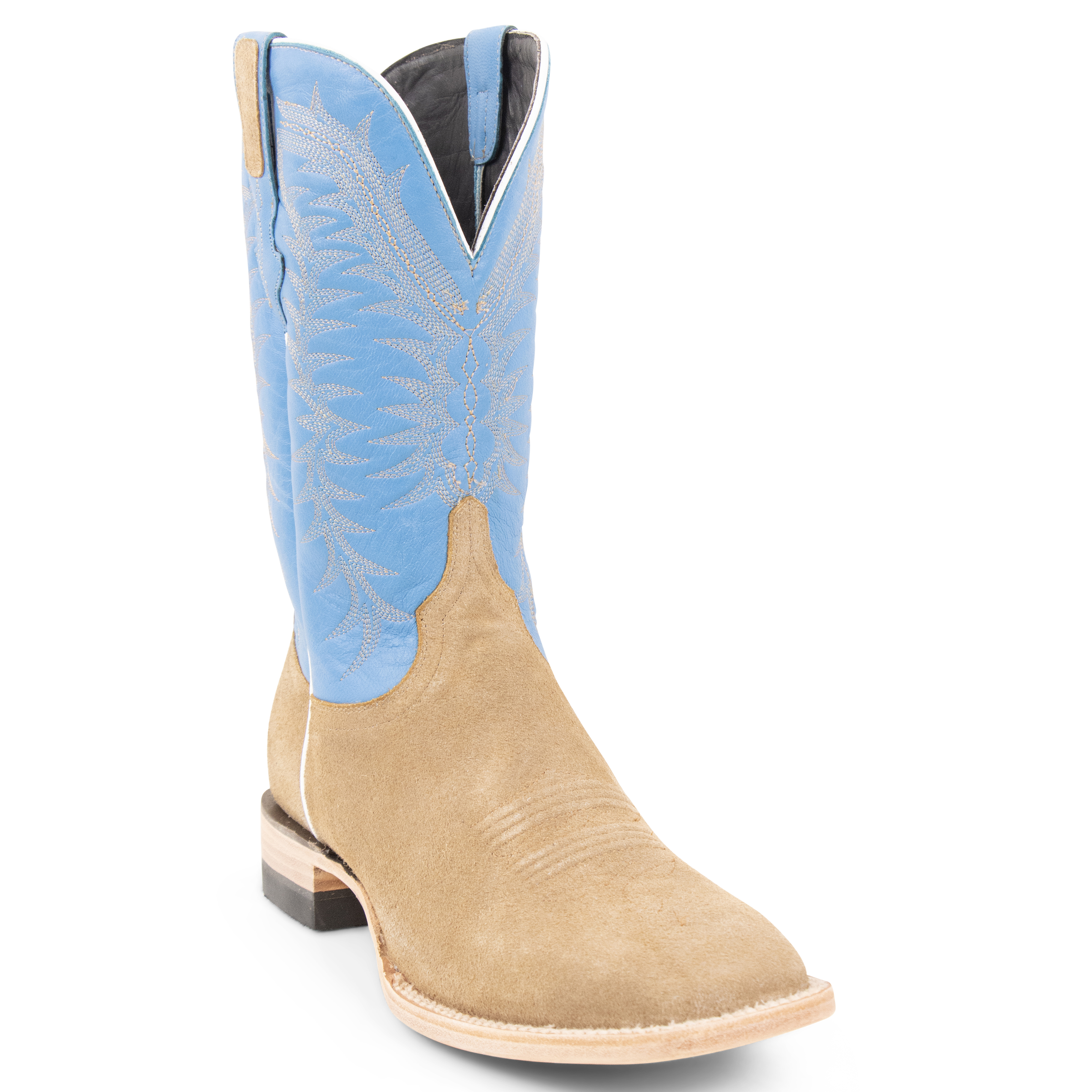 Rough Out Cognac - Square Toe