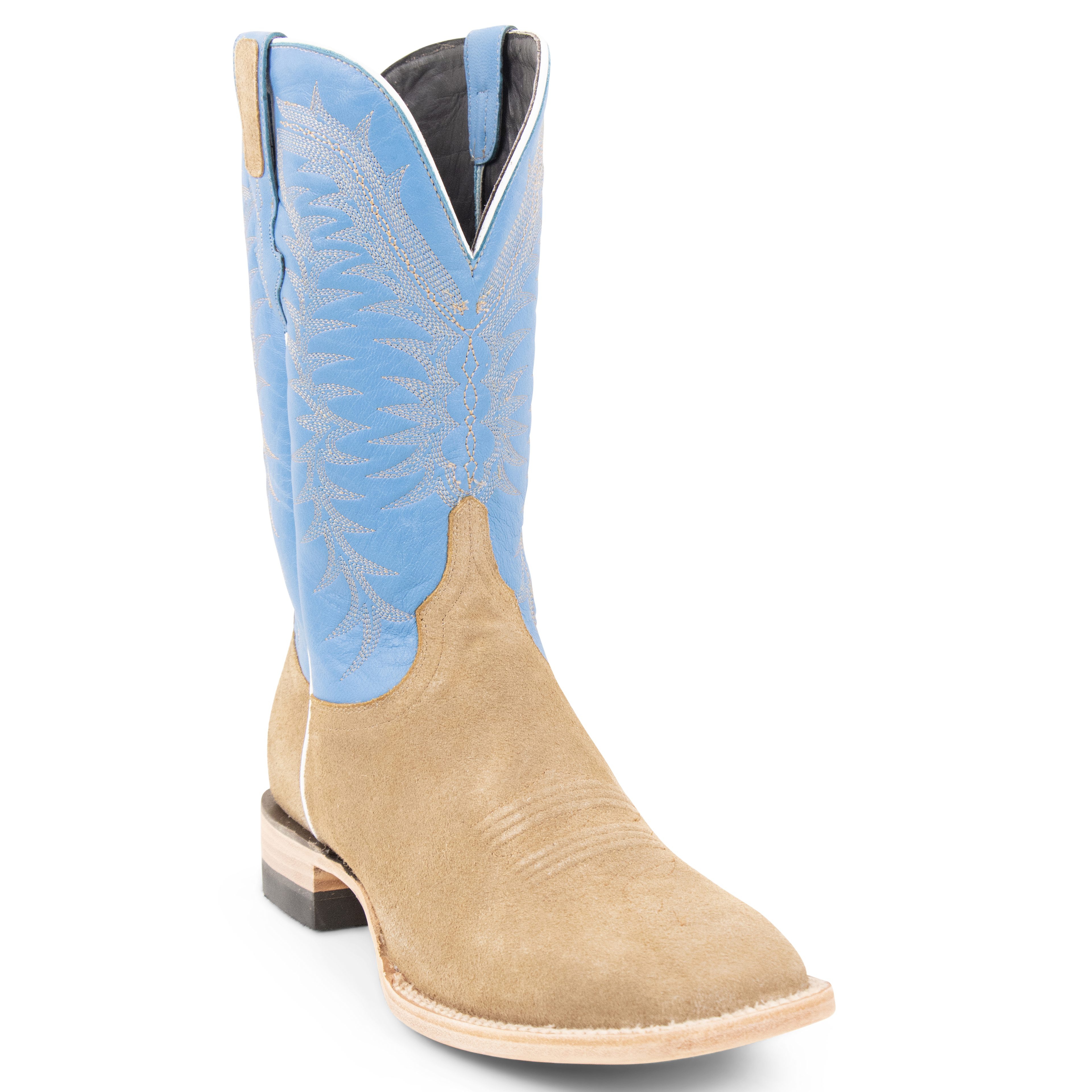 Rough Out Cognac - Square Toe