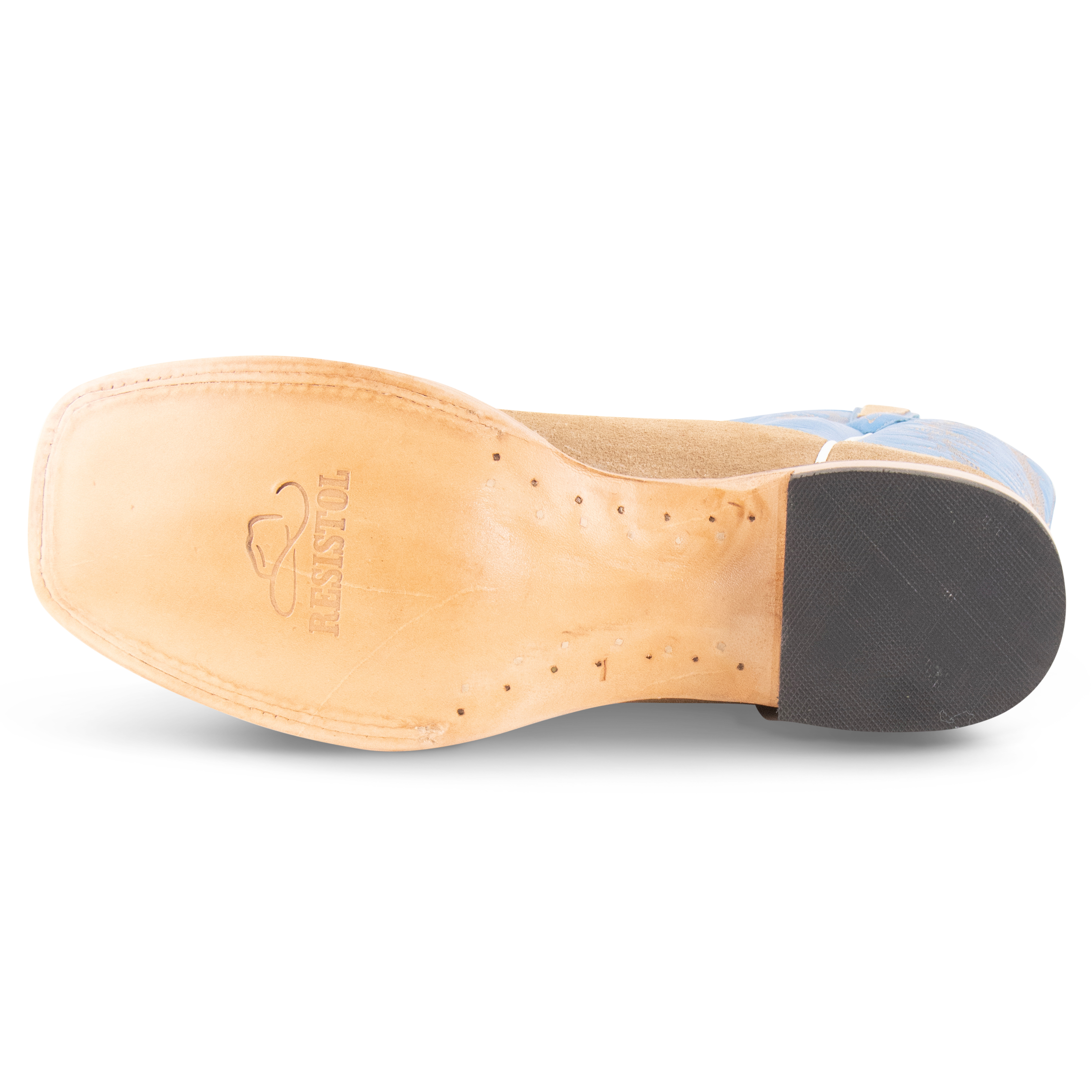 Rough Out Cognac - Square Toe