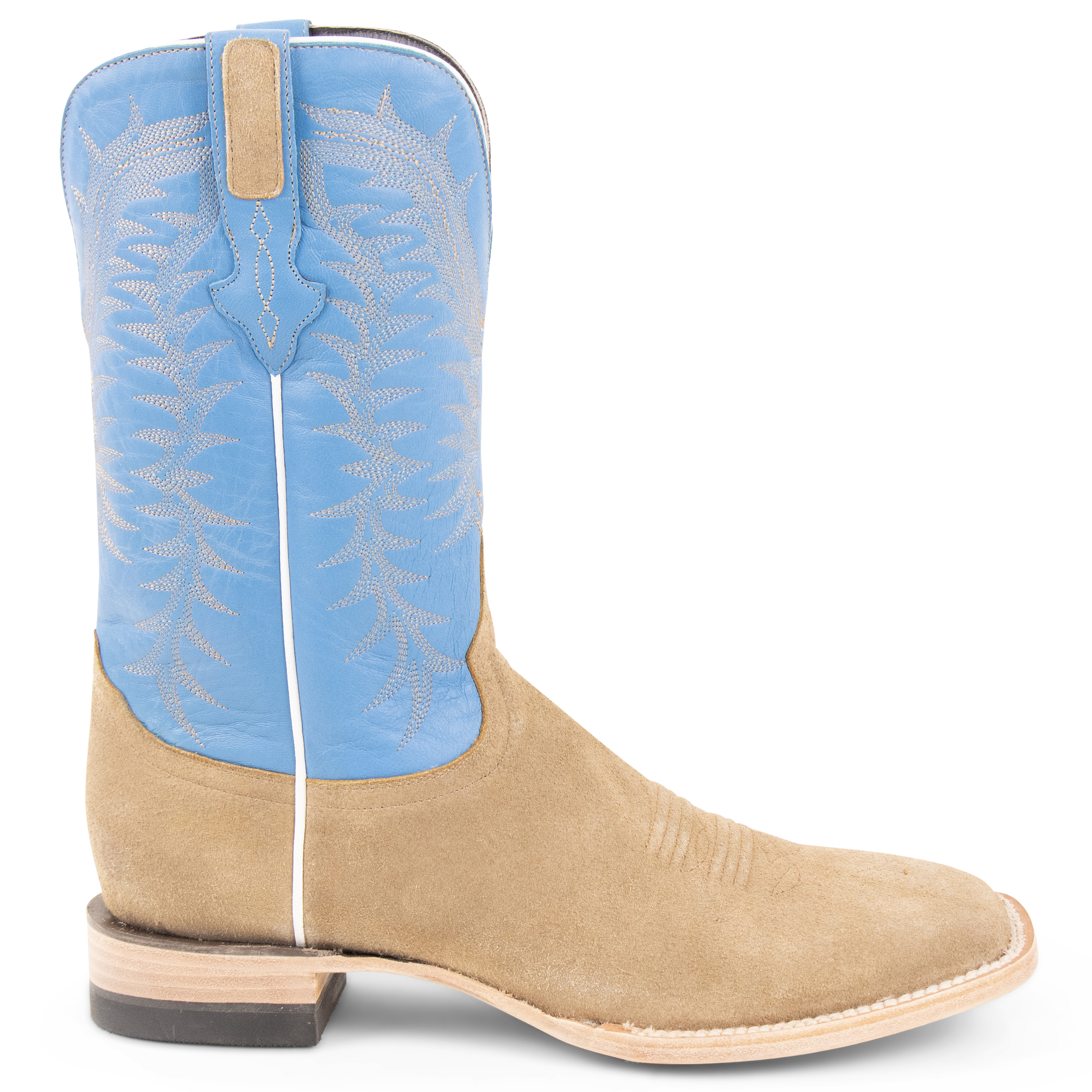 Rough Out Cognac - Square Toe