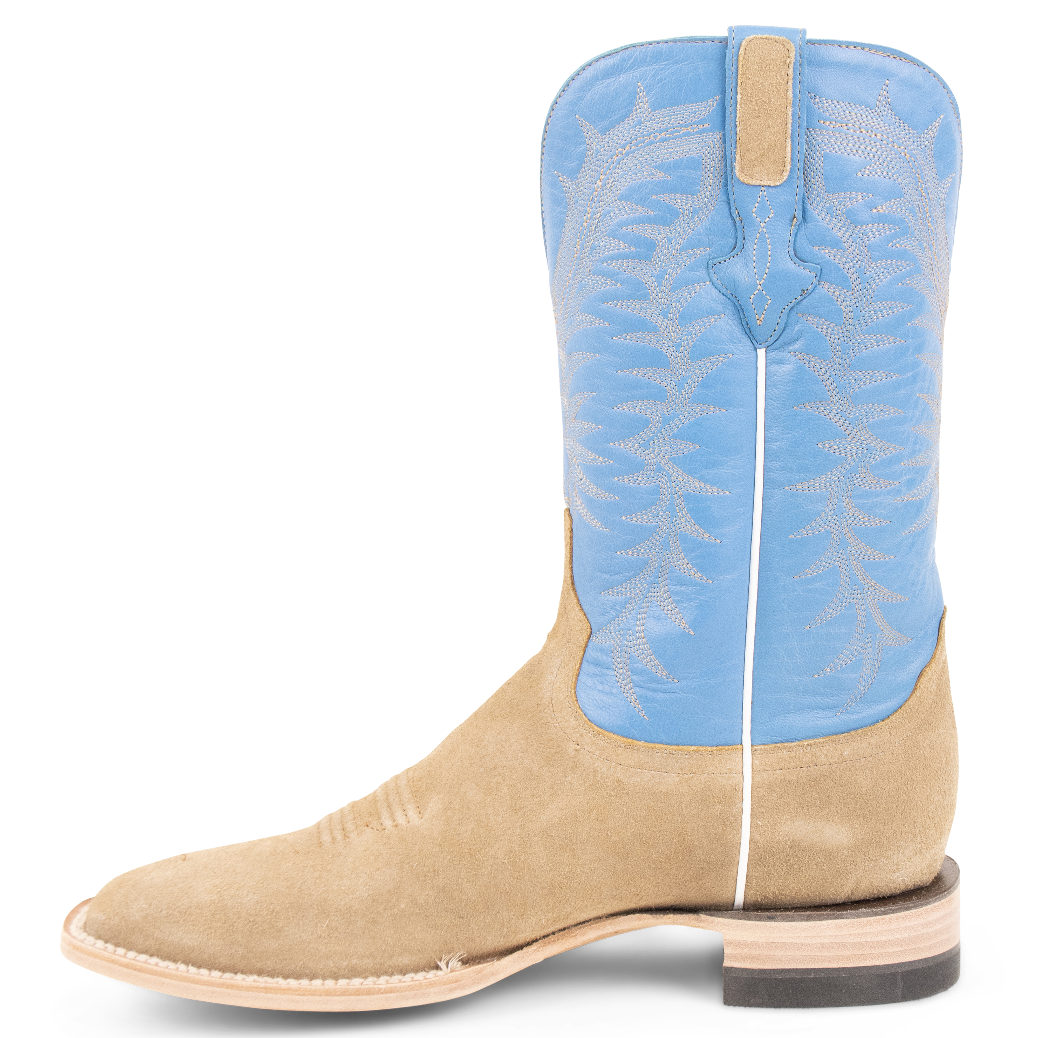 Rough Out Cognac - Square Toe