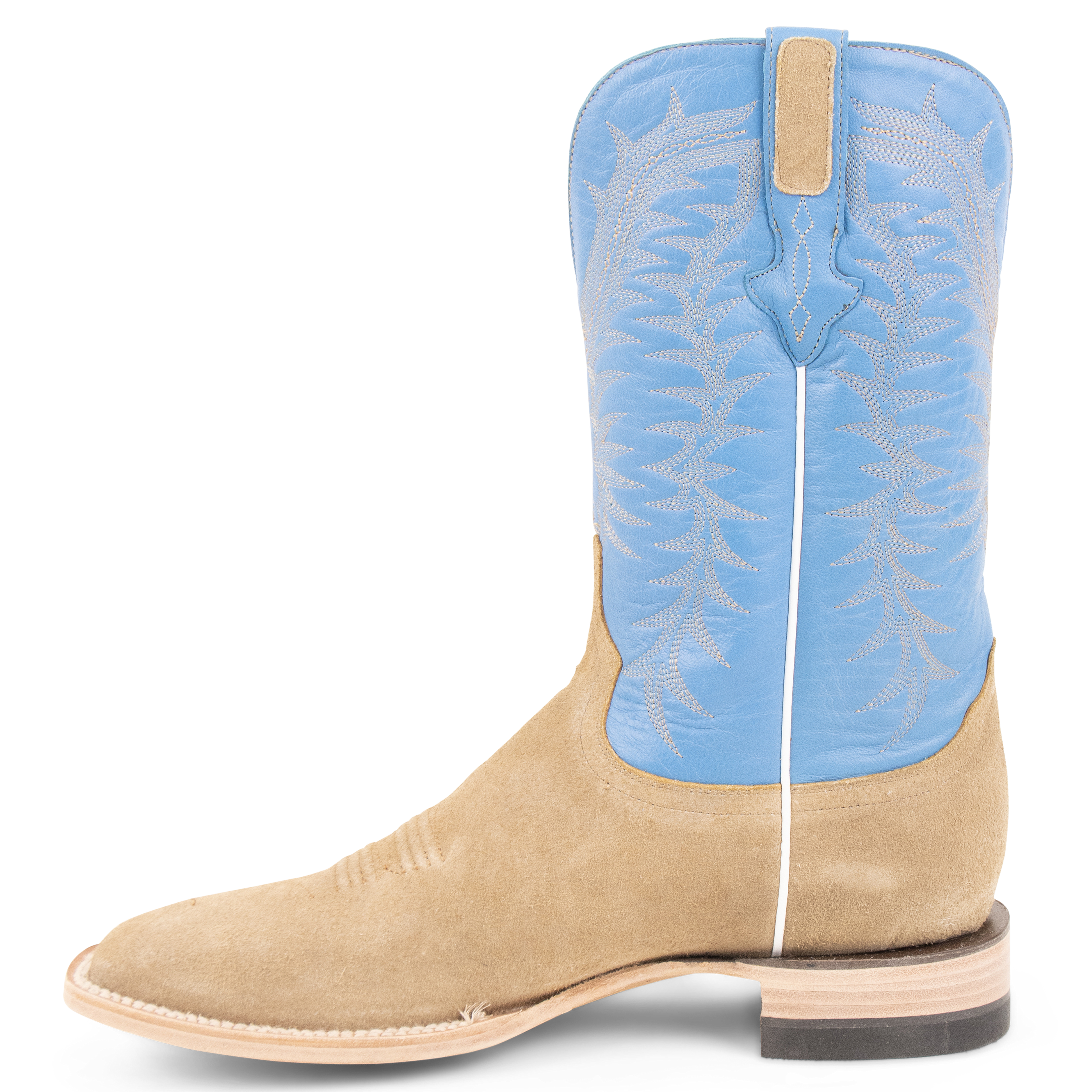 Rough Out Cognac - Square Toe