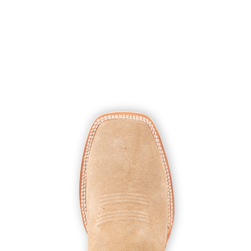 Rough Out Cognac - Square Toe