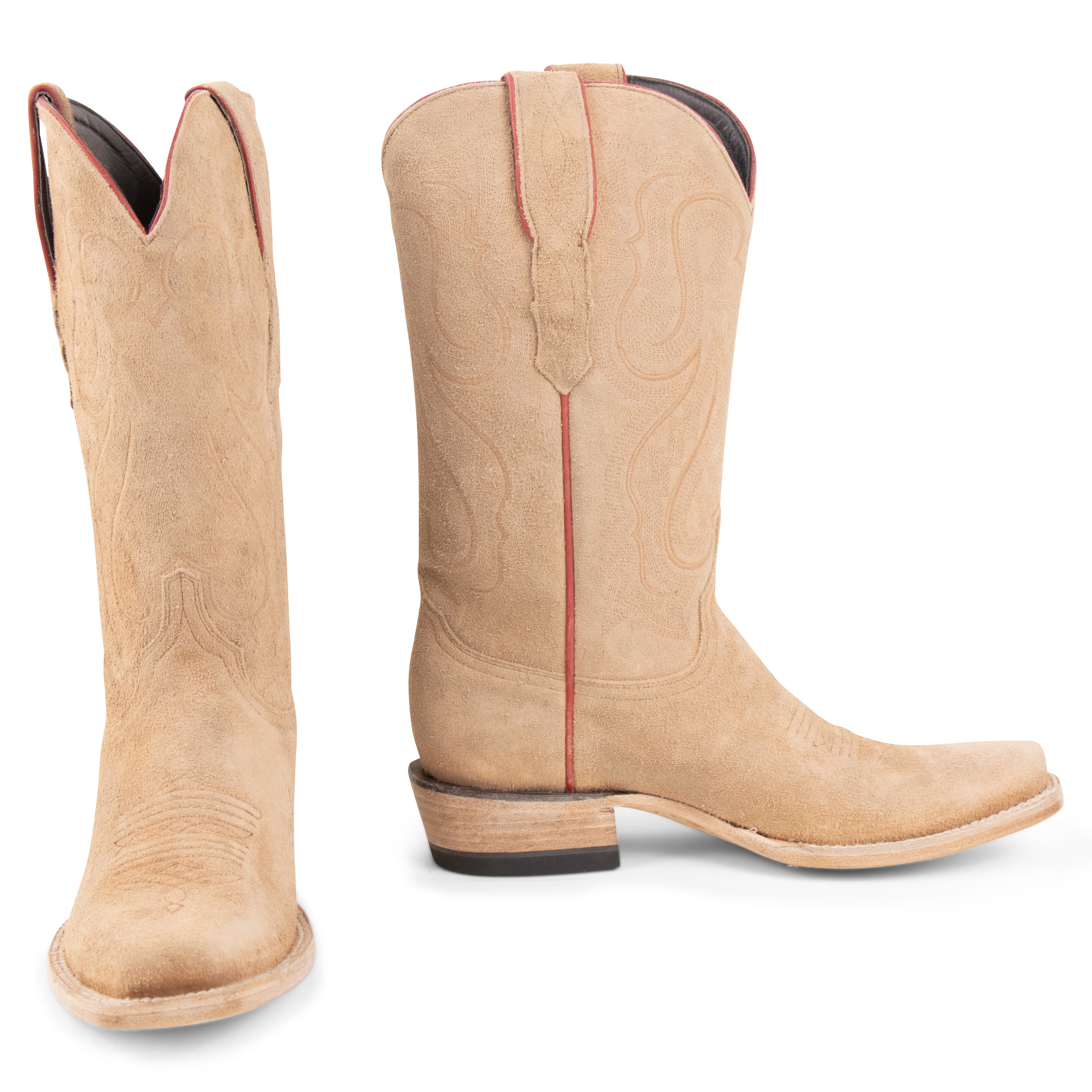 Stonewashed Rough Out Tan - Cutter Toe