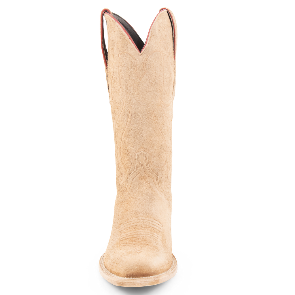 Stonewashed Rough Out Tan - Cutter Toe