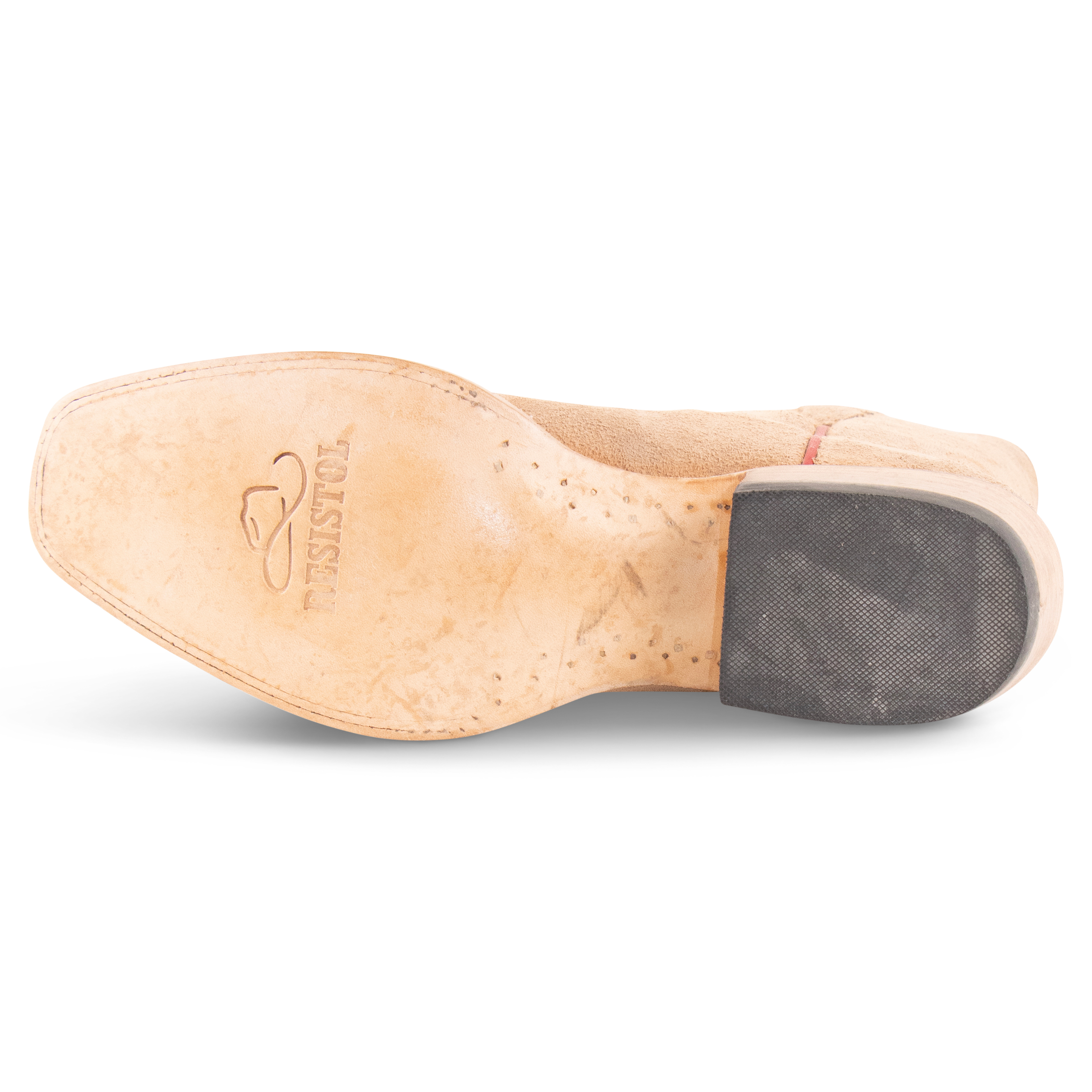 Stonewashed Rough Out Tan - Cutter Toe