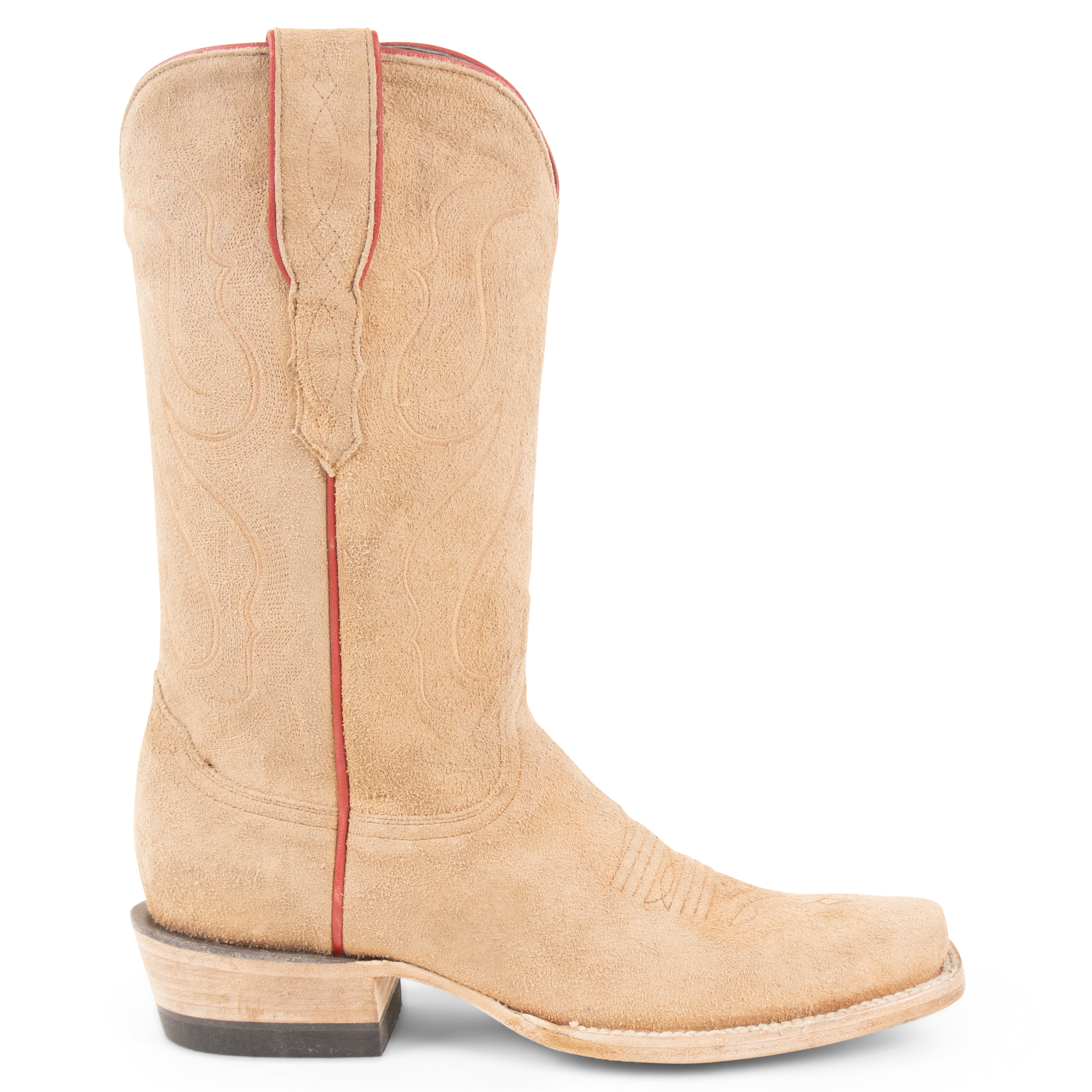 Stonewashed Rough Out Tan - Cutter Toe