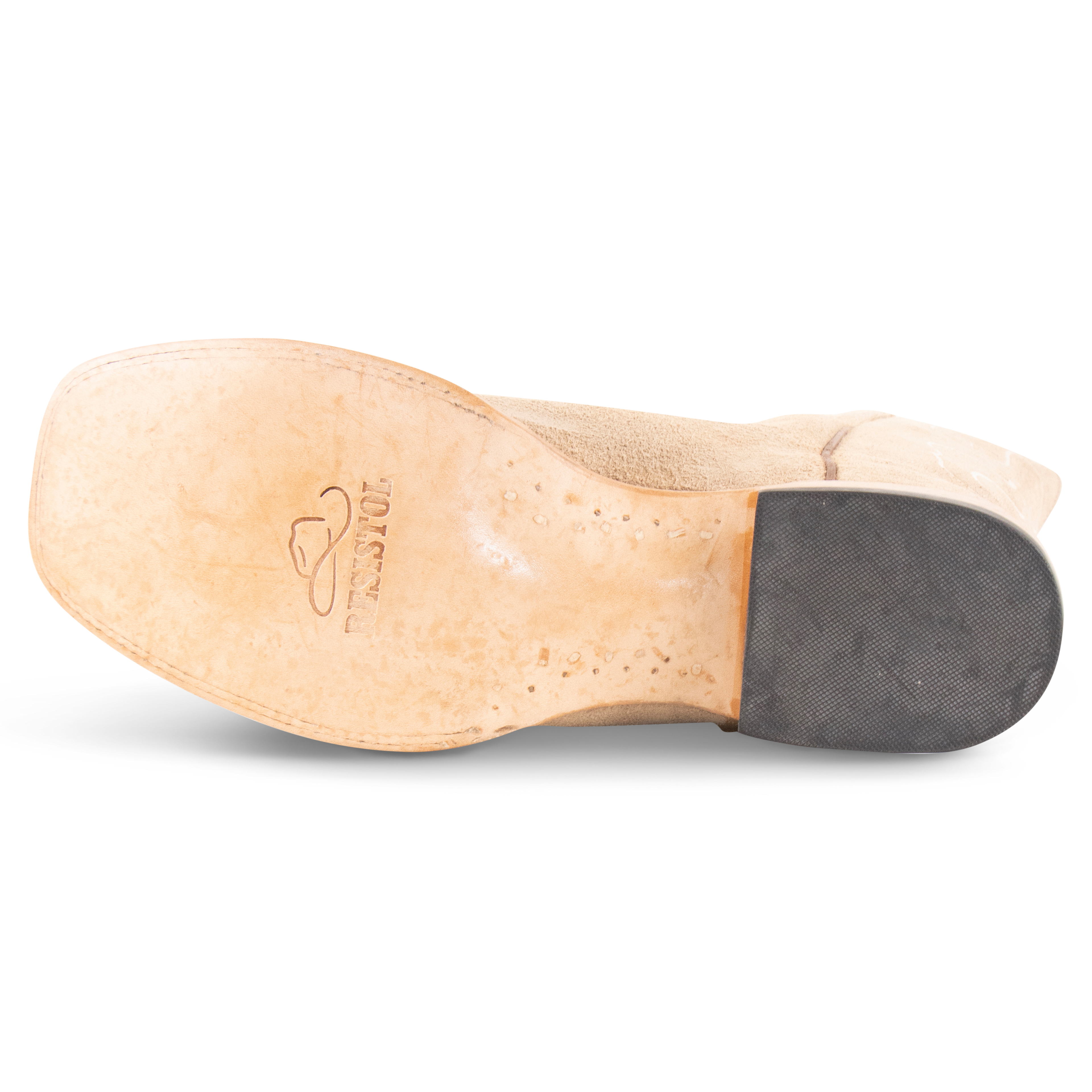 Stonewashed Rough Out Sand - Square Toe