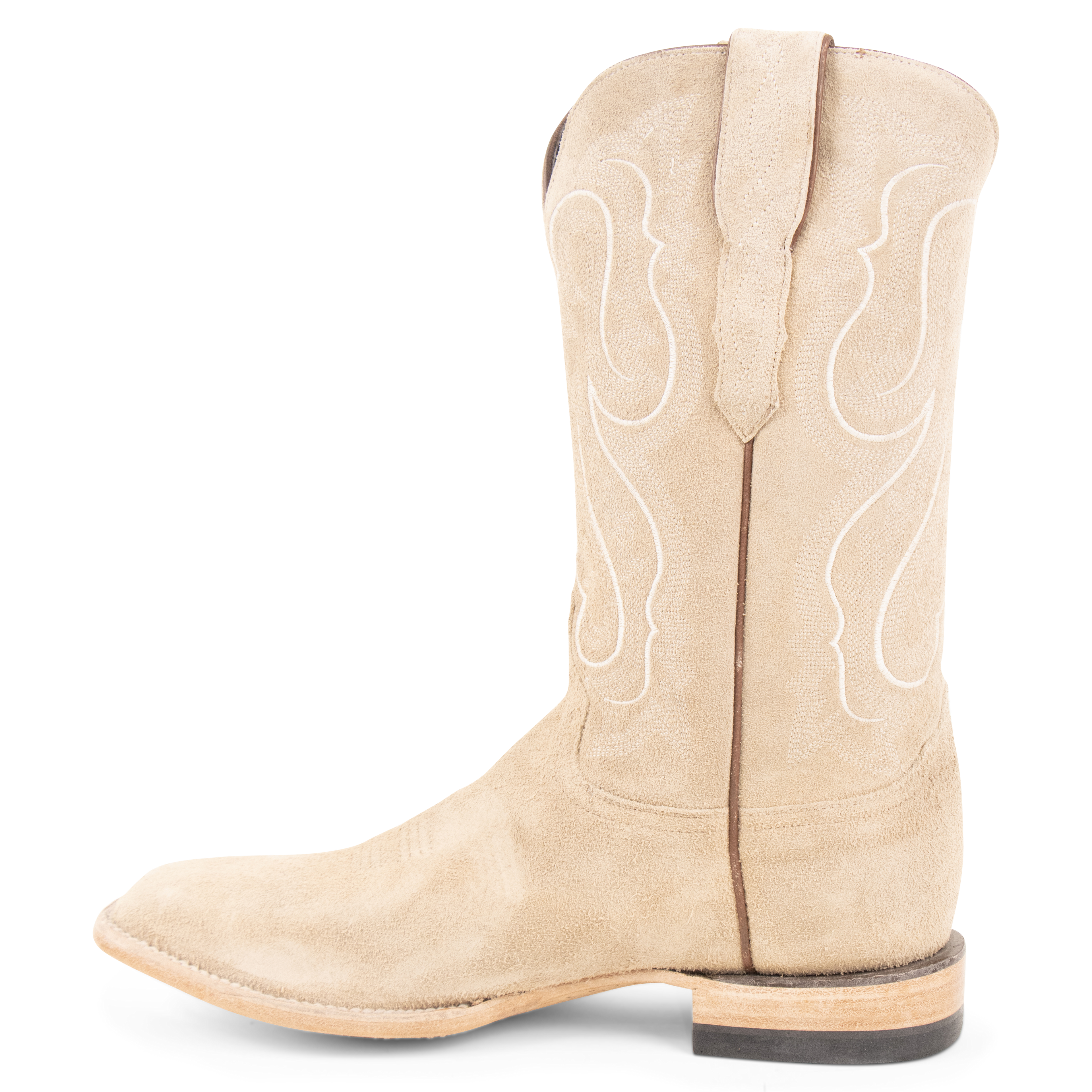 Stonewashed Rough Out Sand - Square Toe