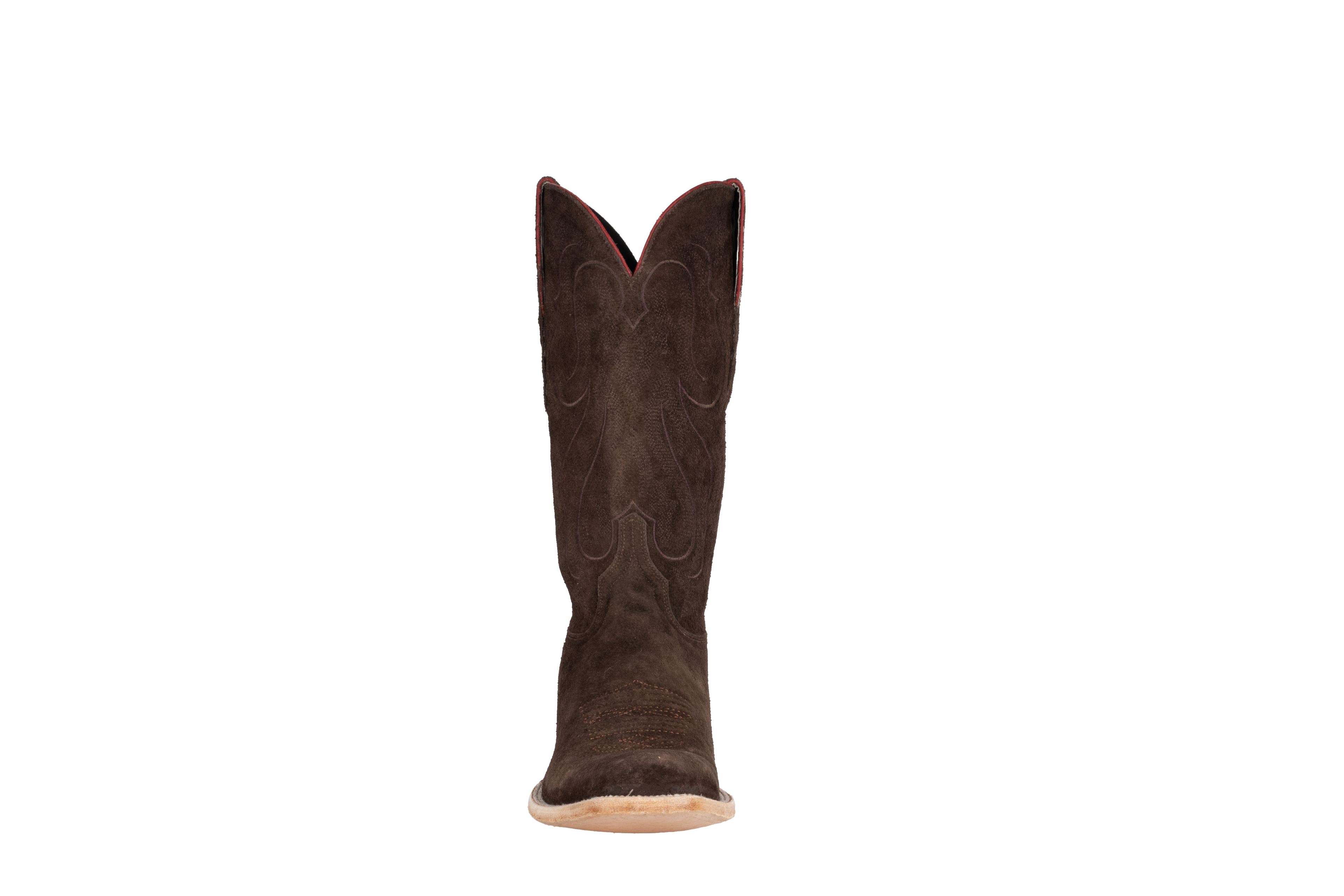 Stonewashed Rough Out Chocolate - Cutter Toe