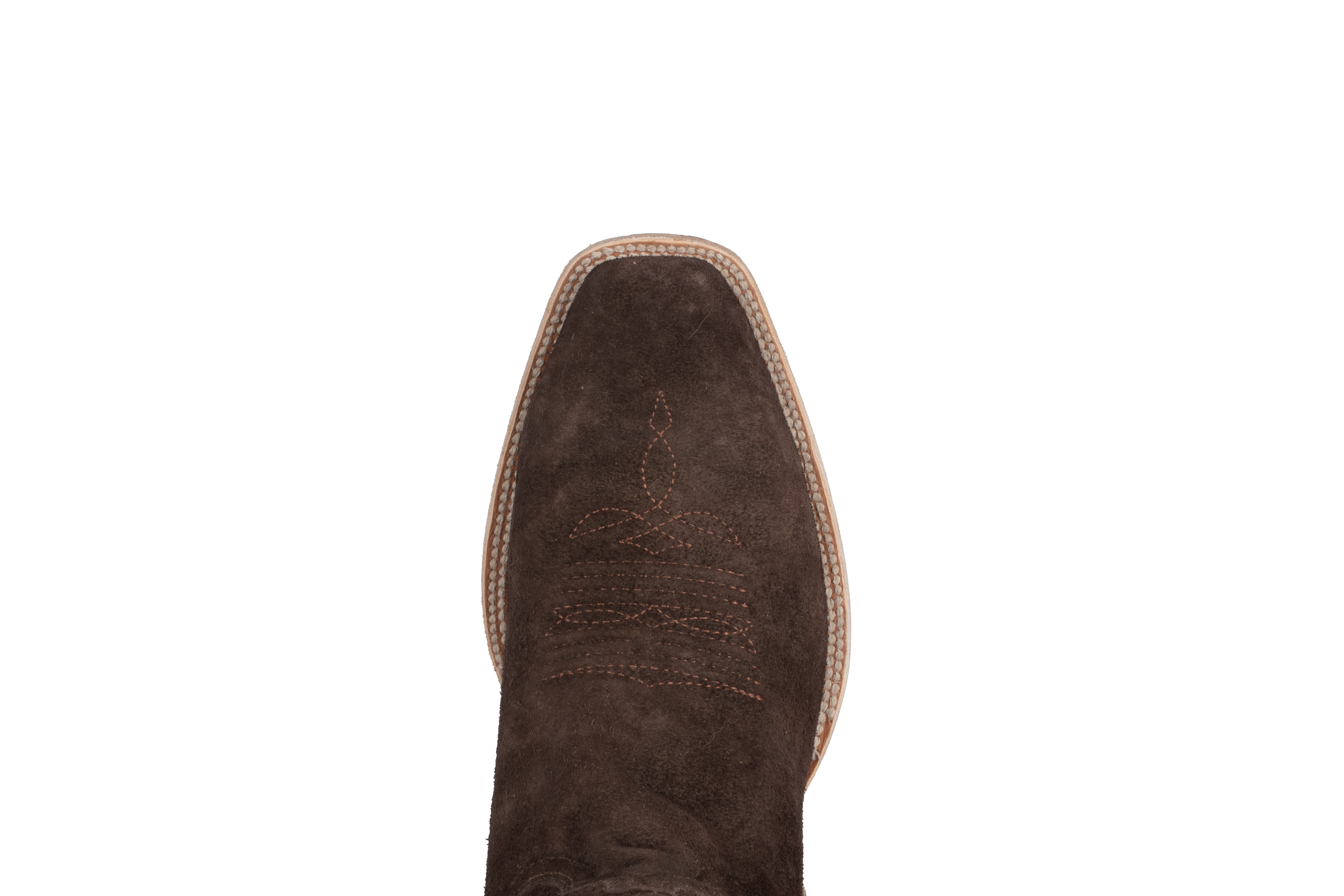 Stonewashed Rough Out Chocolate - Cutter Toe