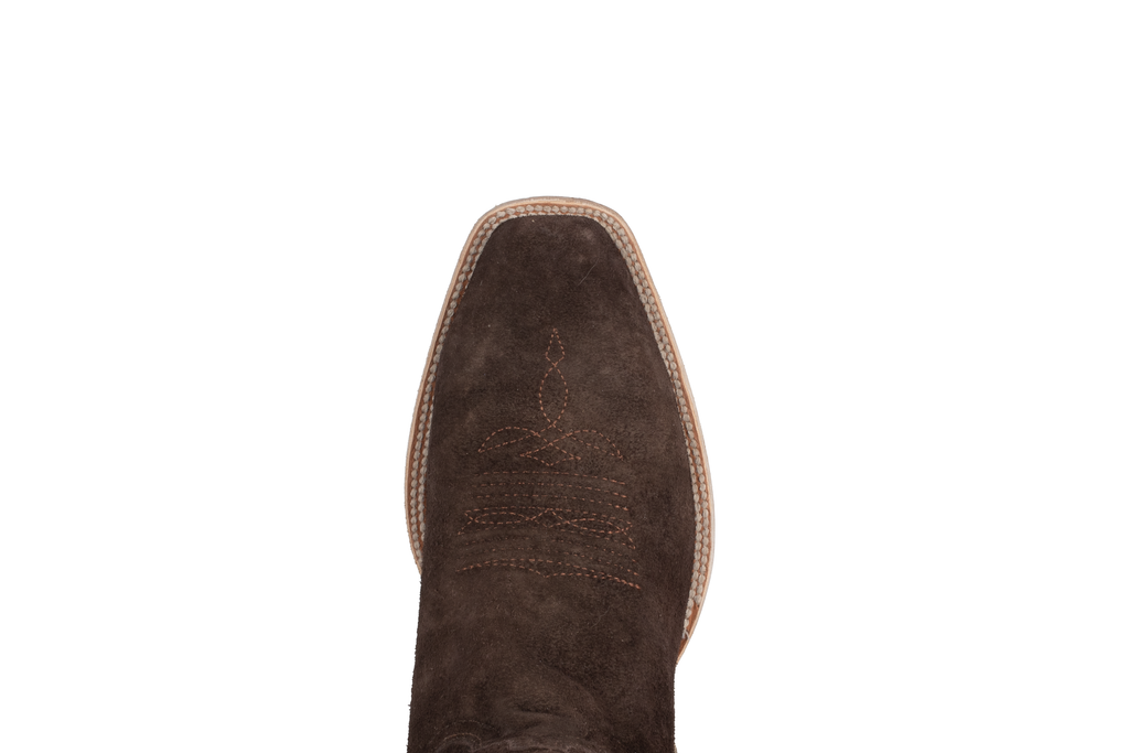 Stonewashed Rough Out Chocolate - Cutter Toe