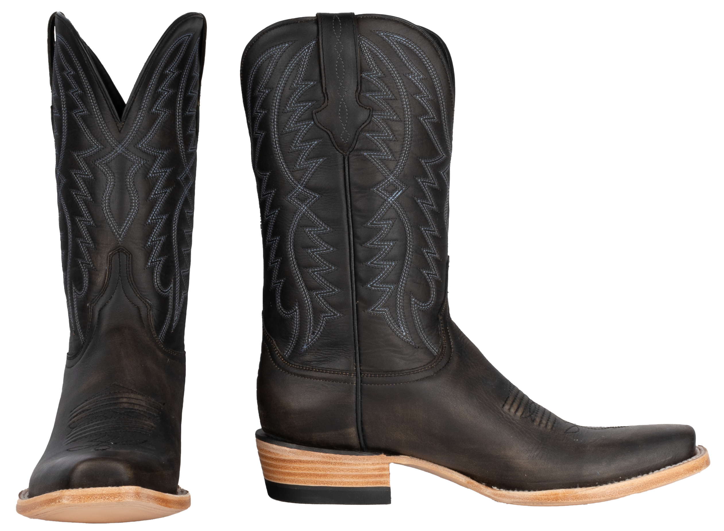 Resistol Boots Harman Black - Cutter Toe