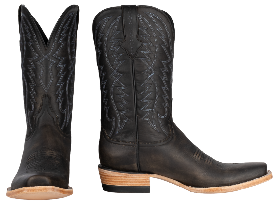 Resistol Boots Harman Black - Cutter Toe