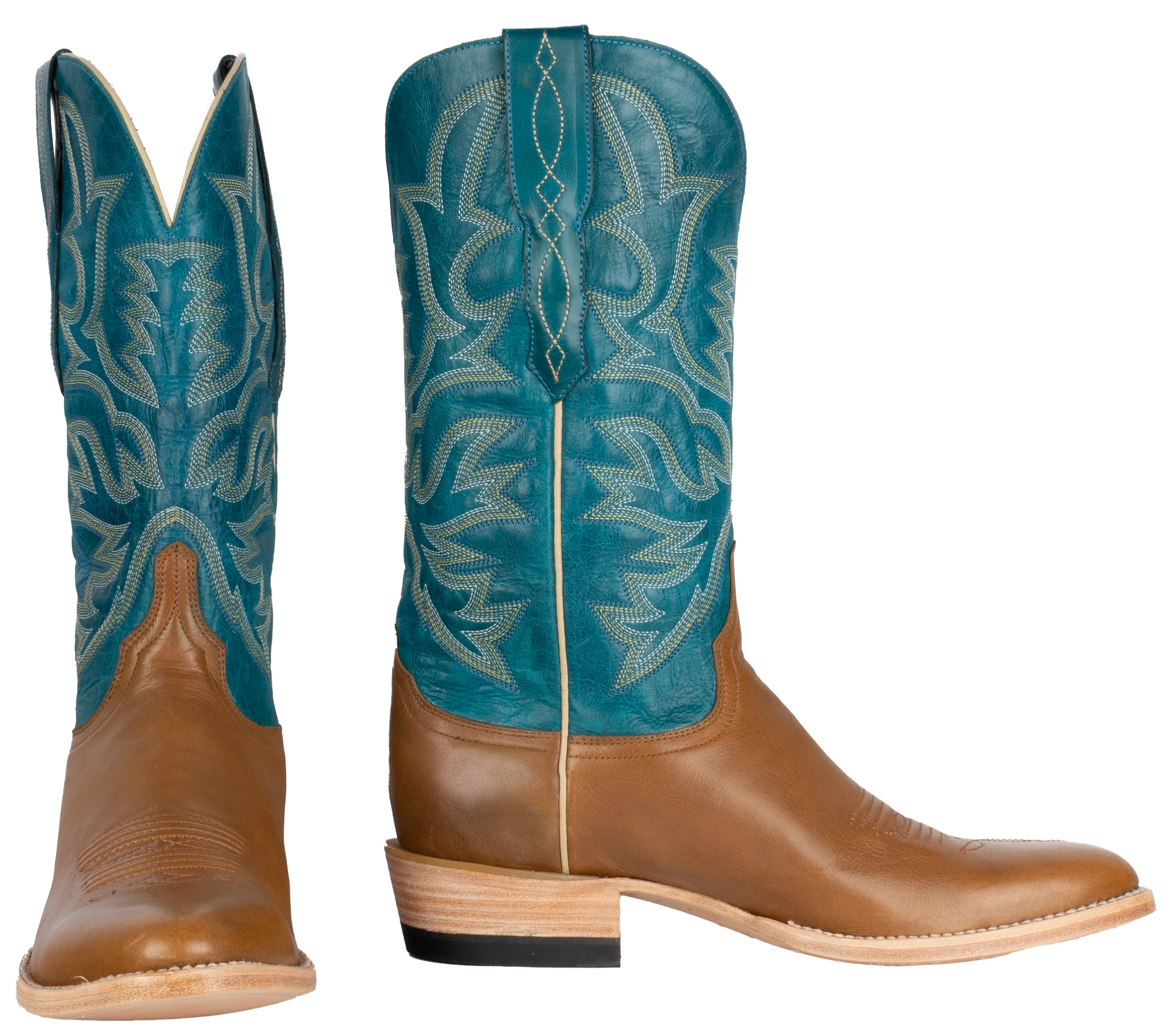 Cowhide Tan - Round Toe
