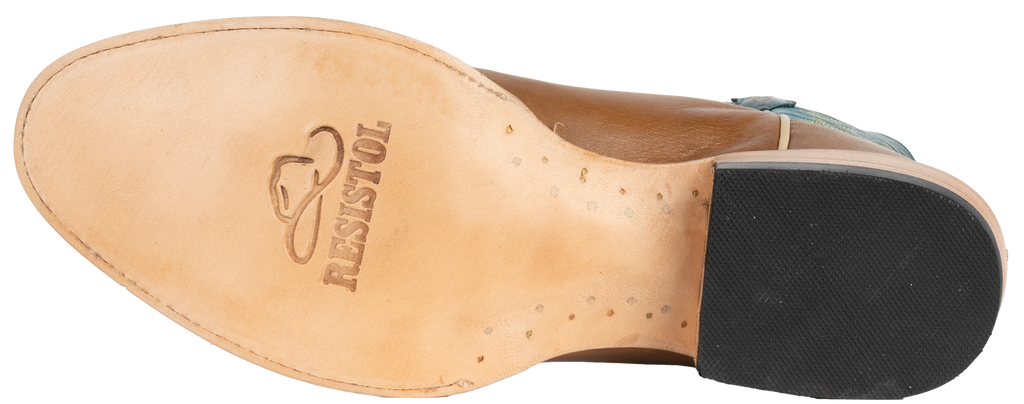 Cowhide Tan - Round Toe
