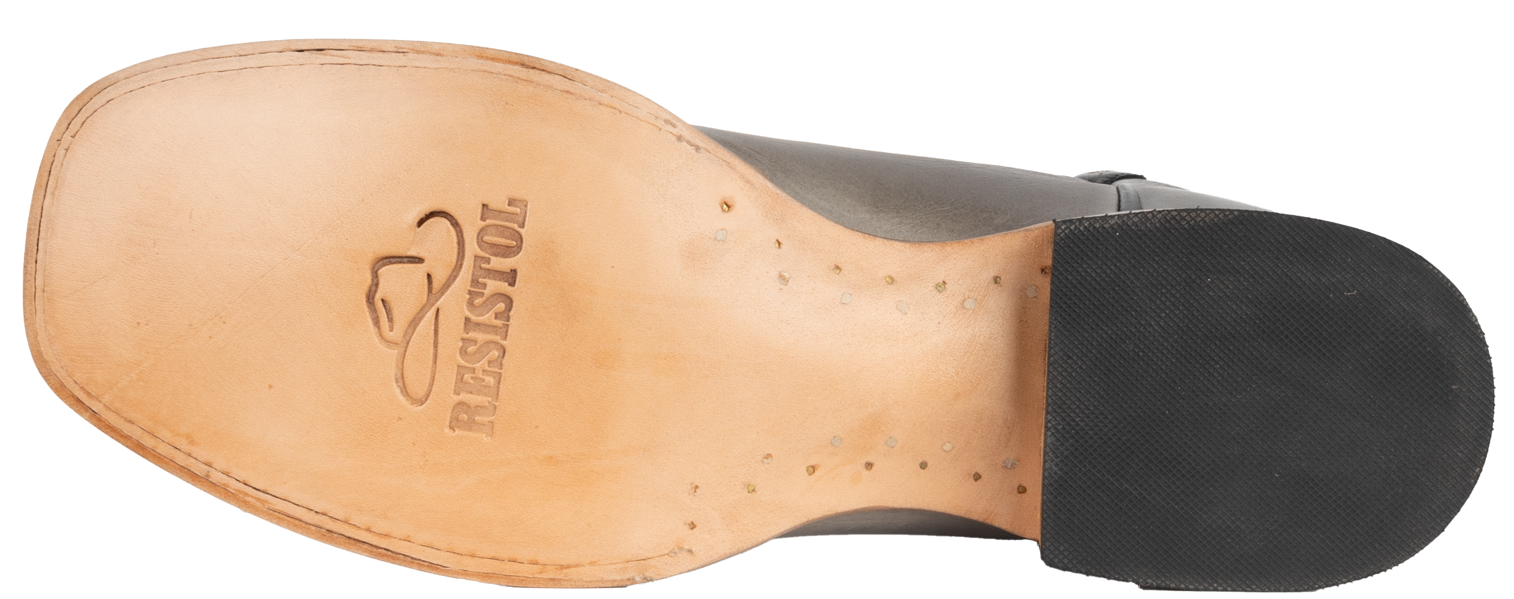 Cowhide Grey - Square Toe