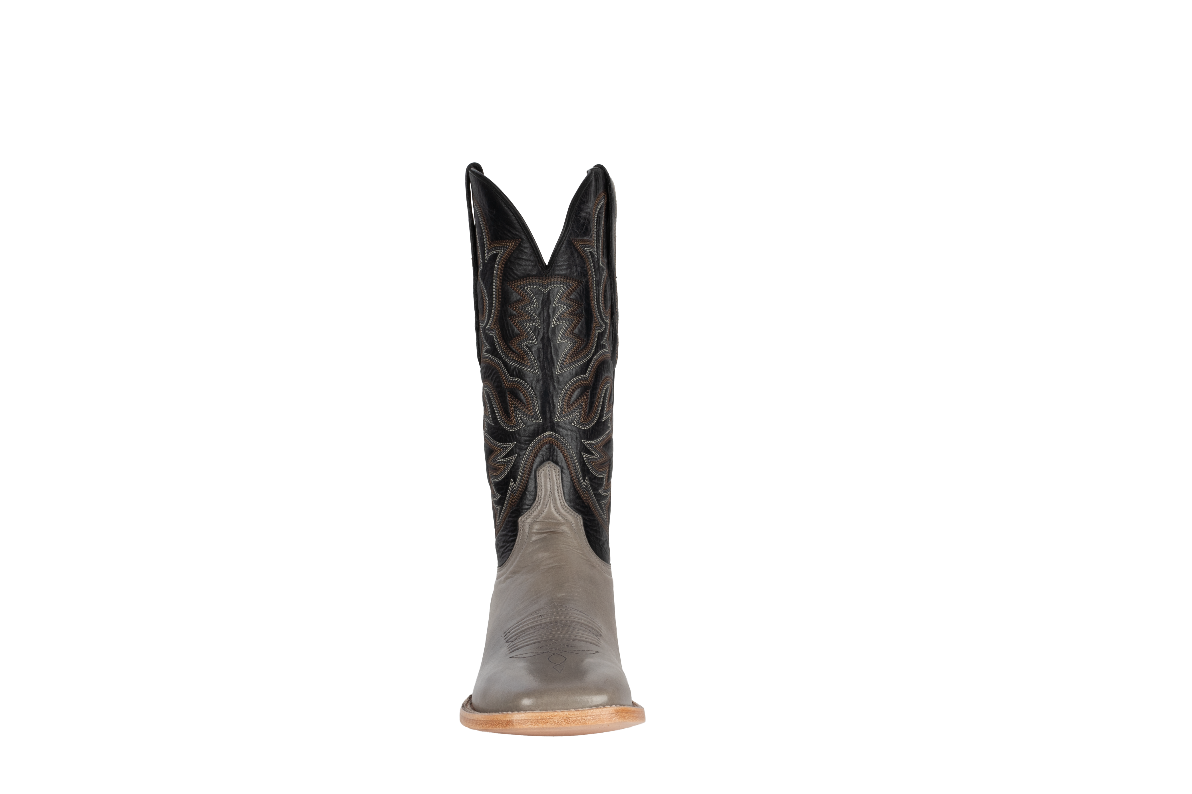 Cowhide Grey - Square Toe