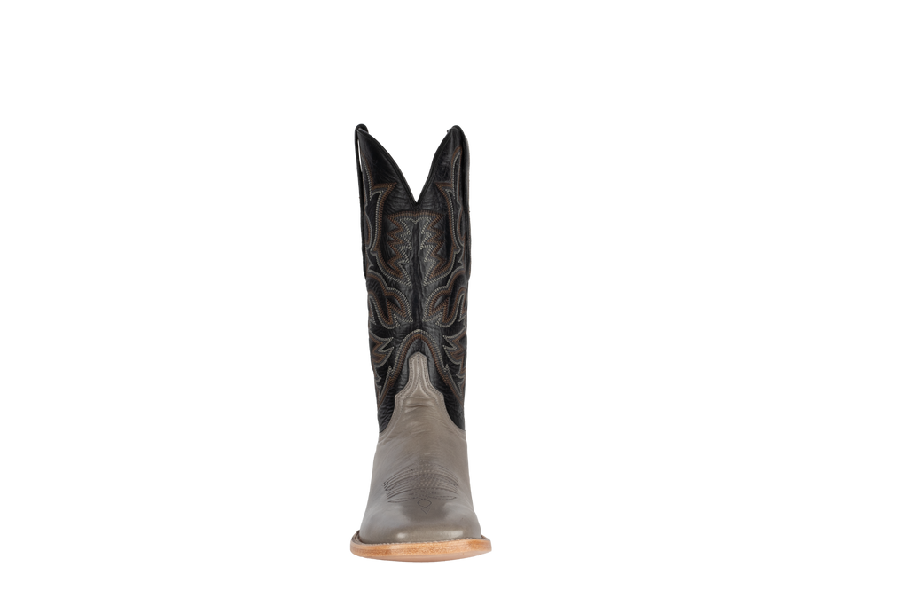 Cowhide Grey - Square Toe