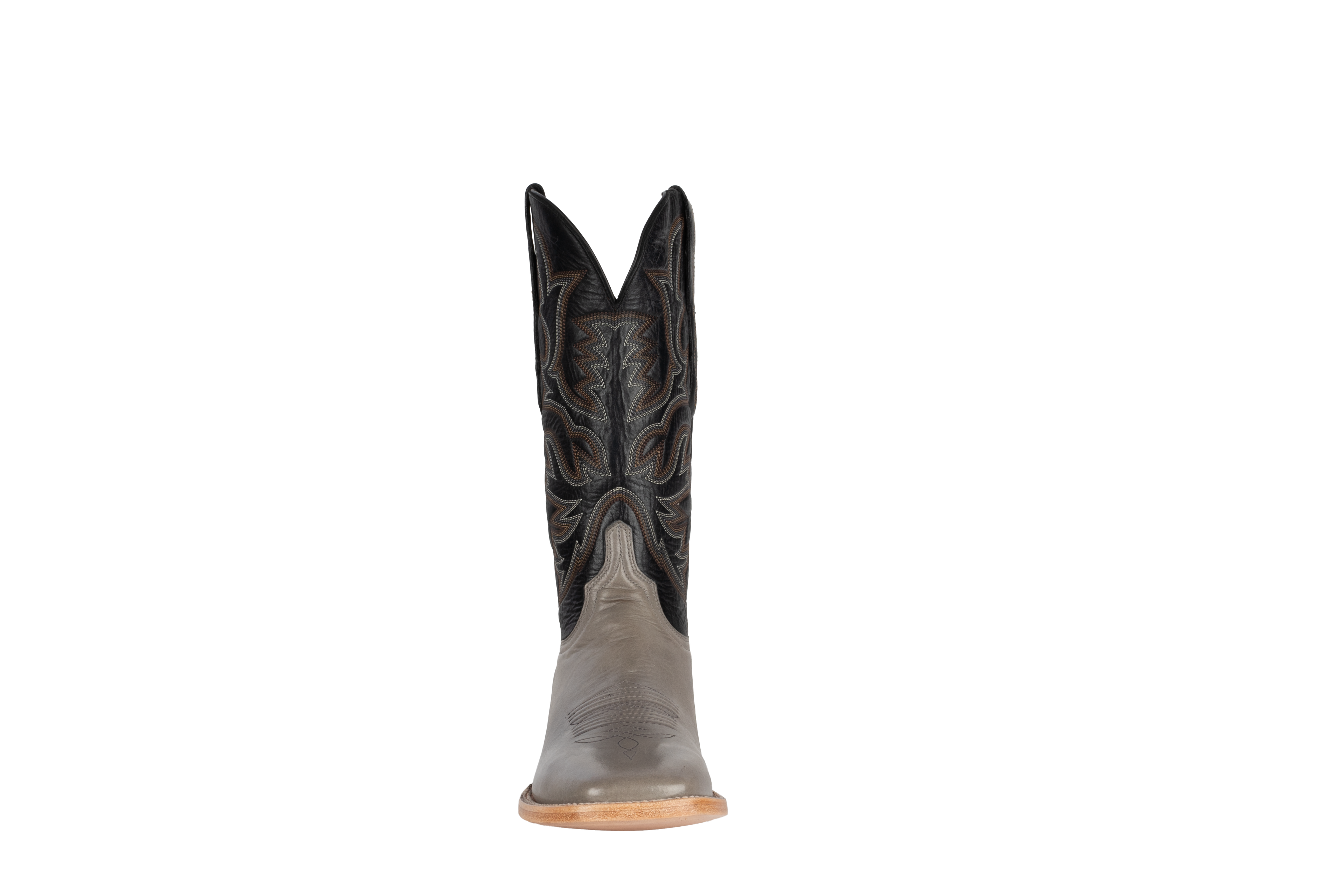 Cowhide Grey - Square Toe