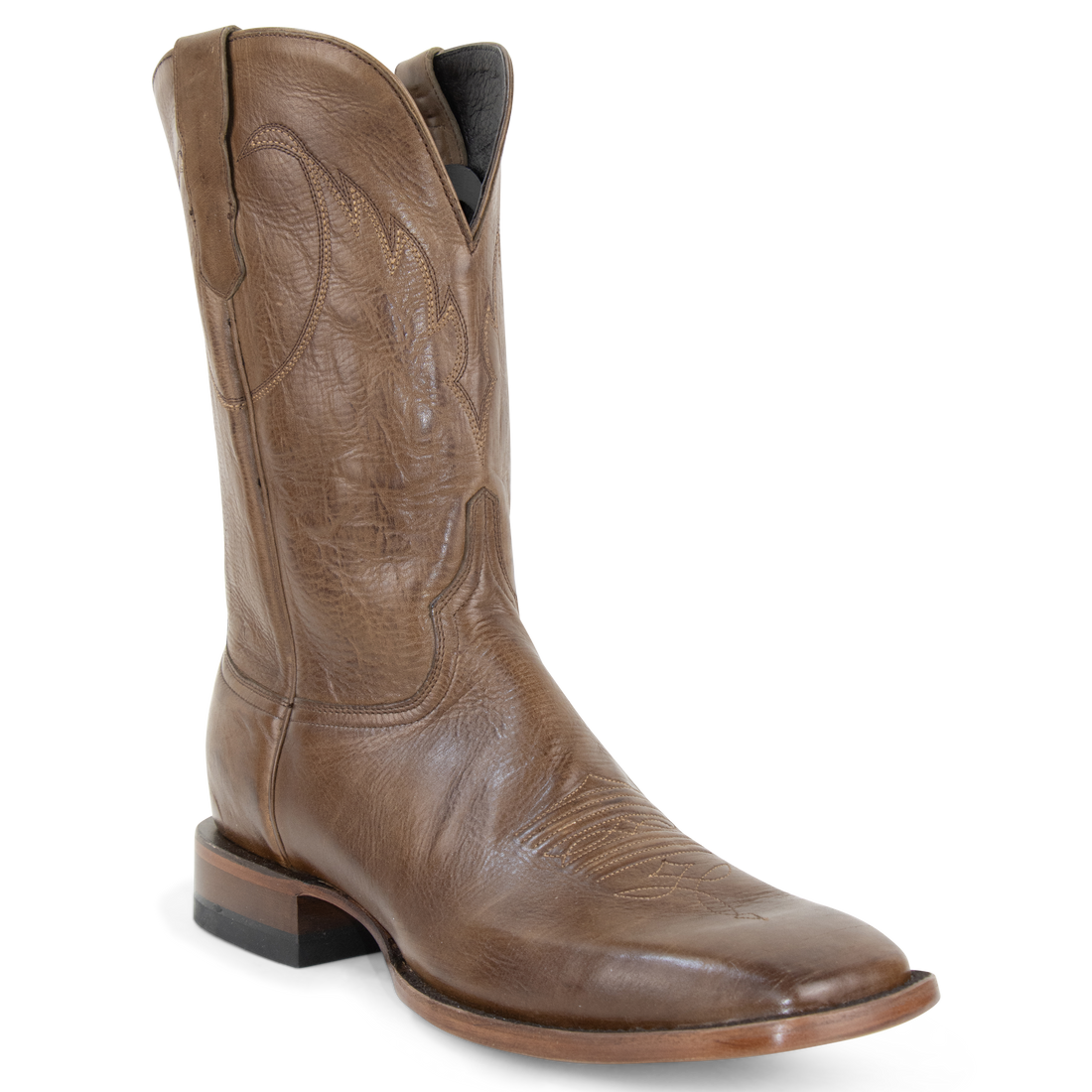 Cognac Cowhide - Square Toe