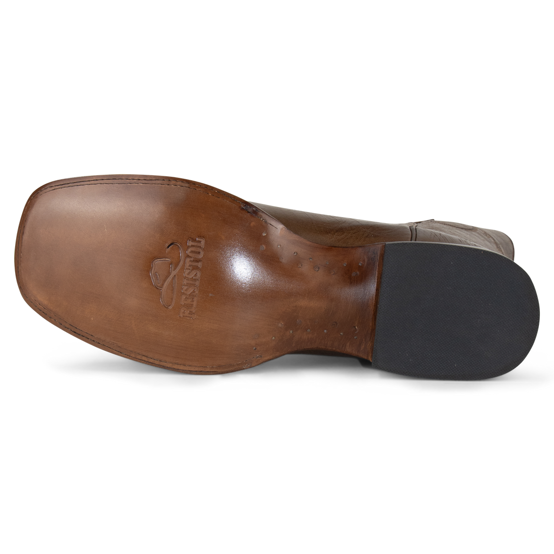 Cognac Cowhide - Square Toe