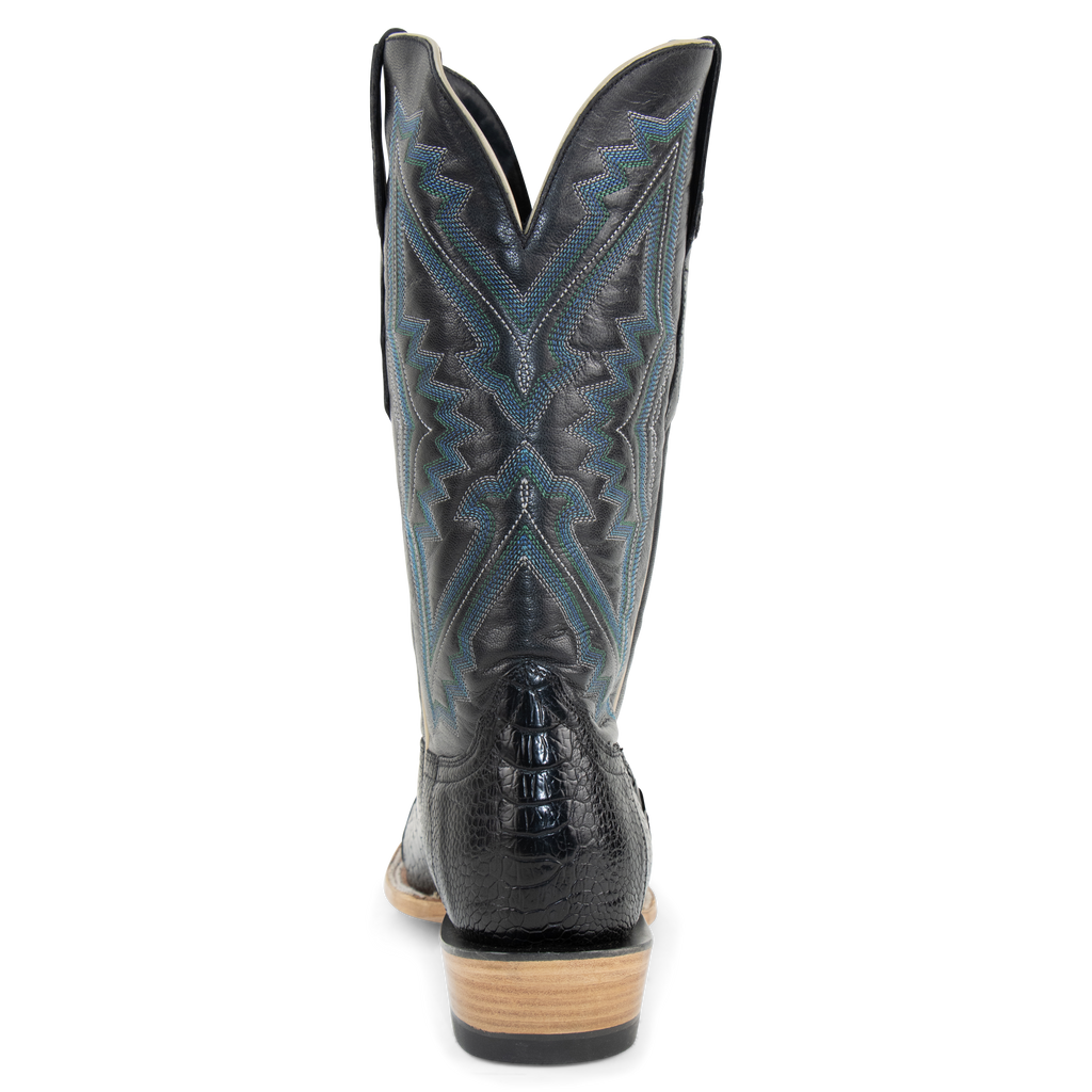 Ostrich Leg Black - Cutter Toe