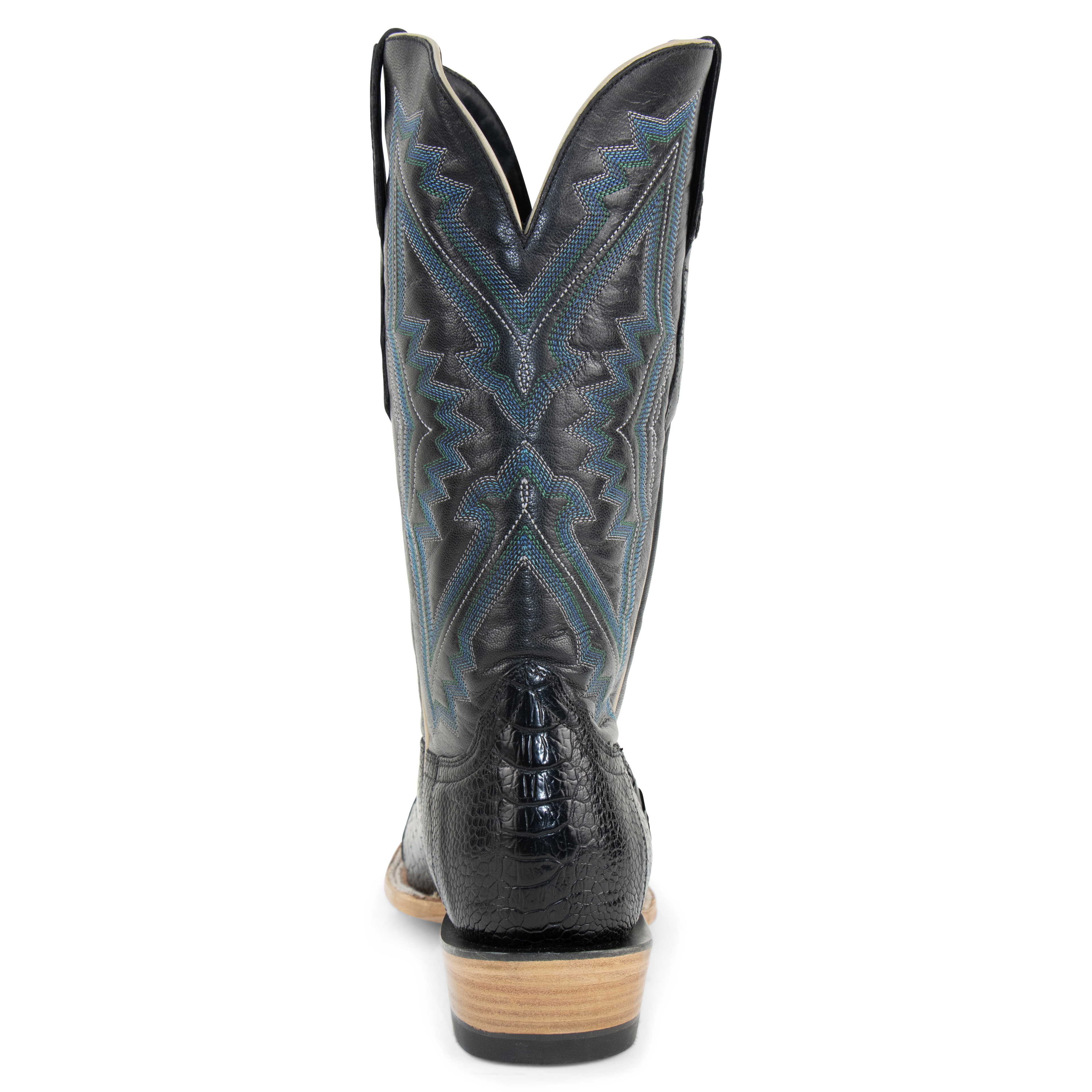 Ostrich Leg Black - Cutter Toe