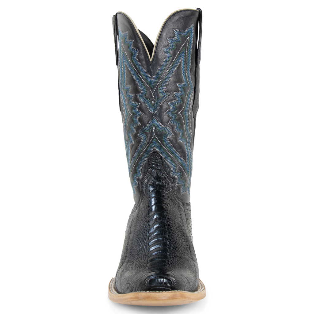 Ostrich Leg Black - Cutter Toe