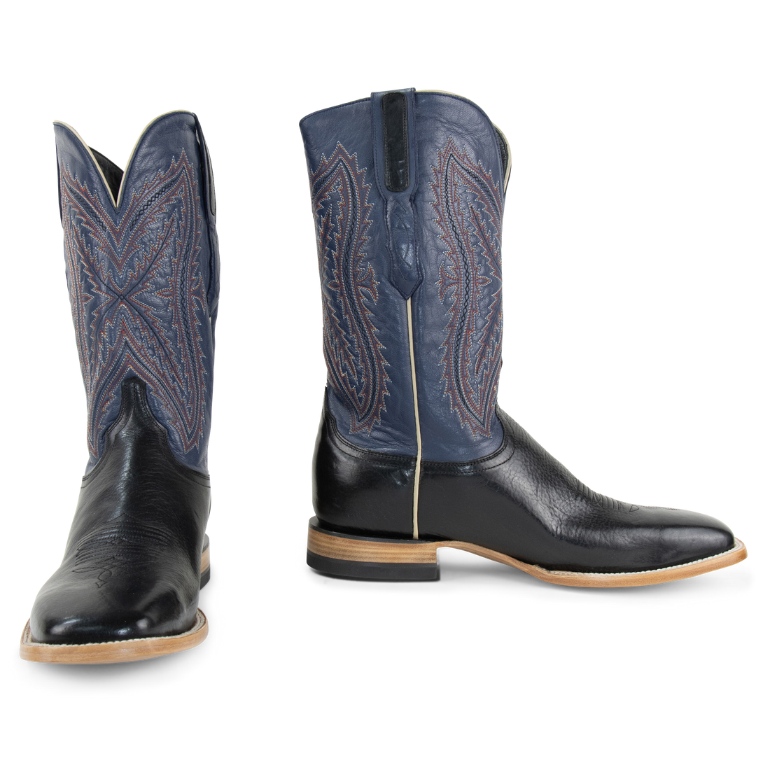 Bison Black - Square Toe