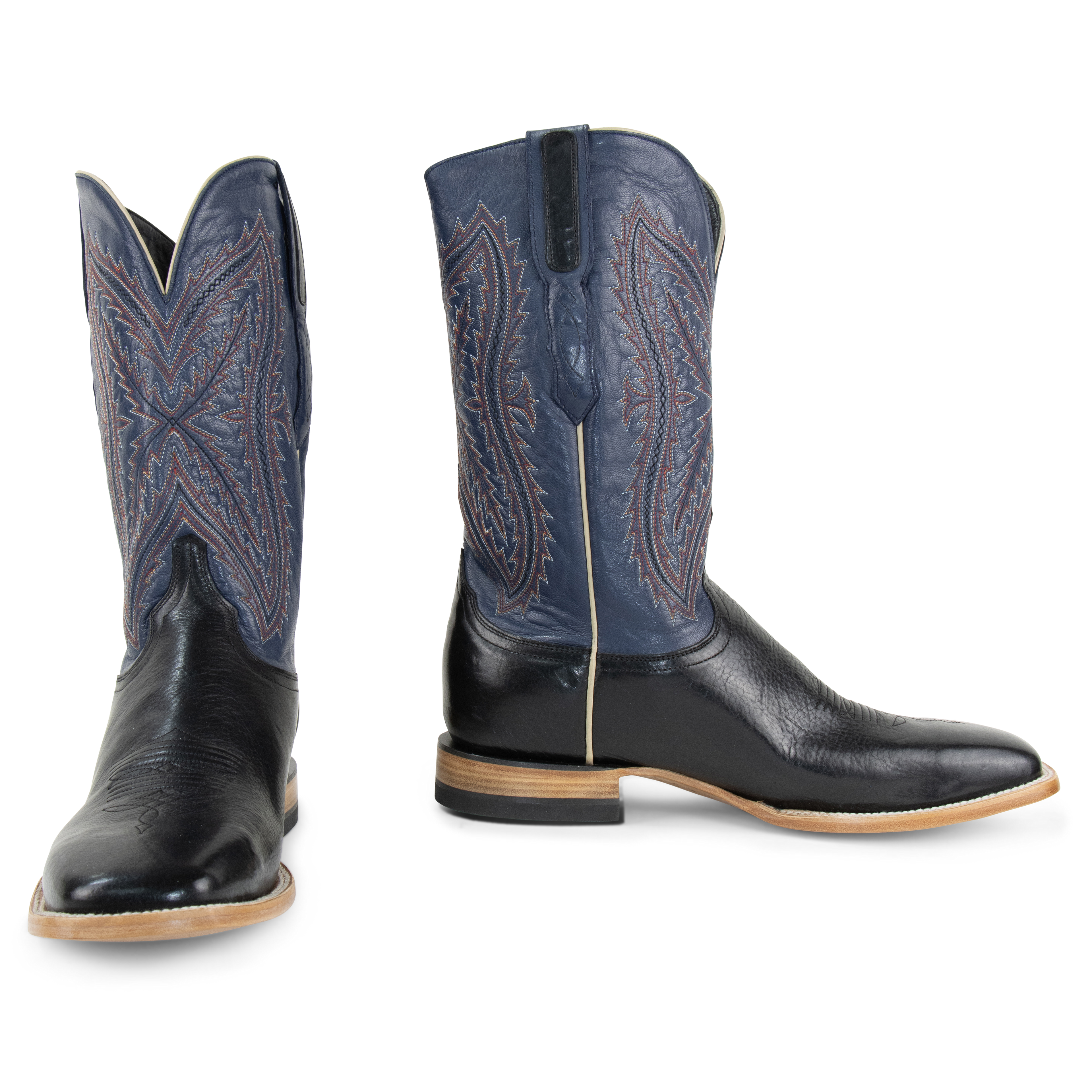 Bison Black - Square Toe