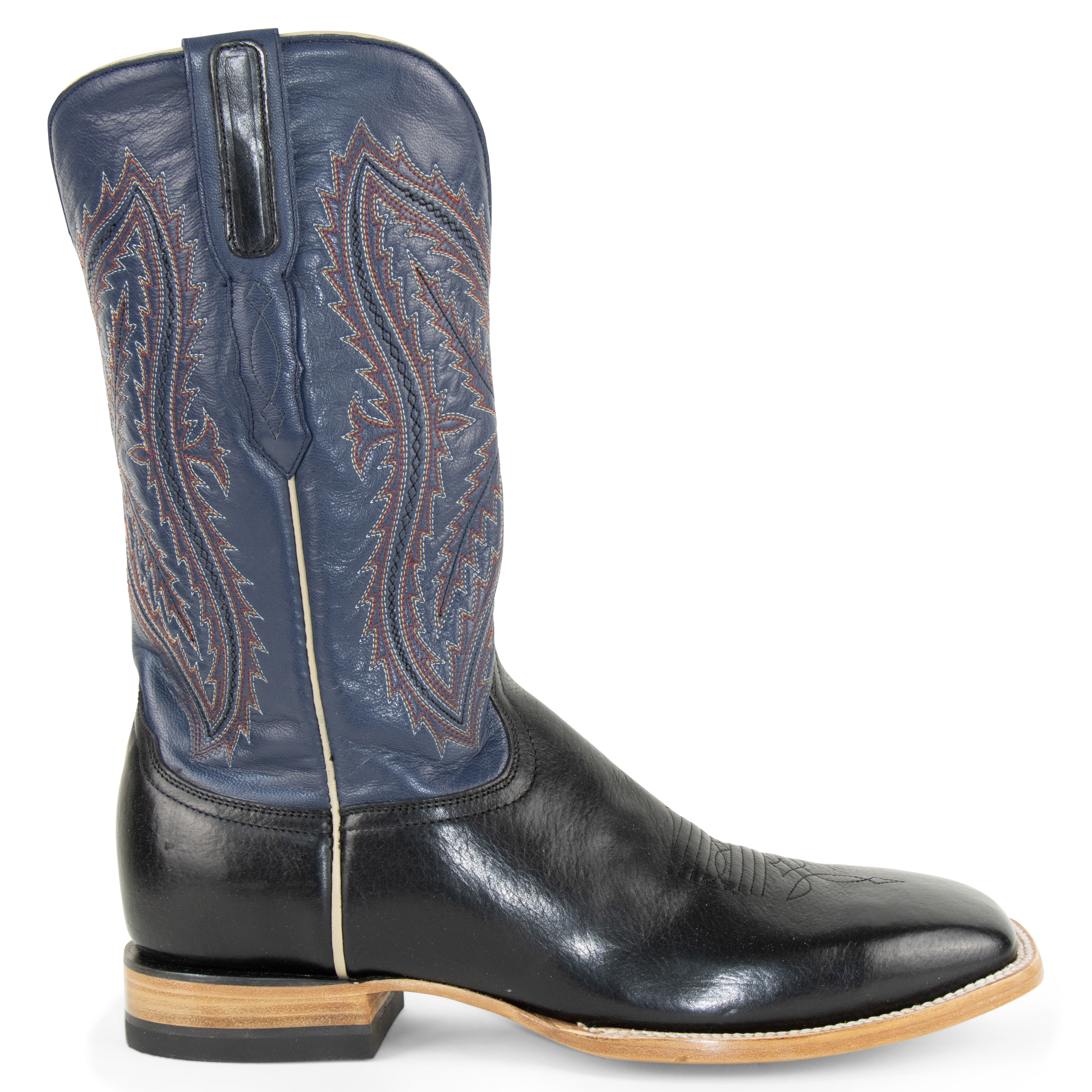 Bison Black - Square Toe